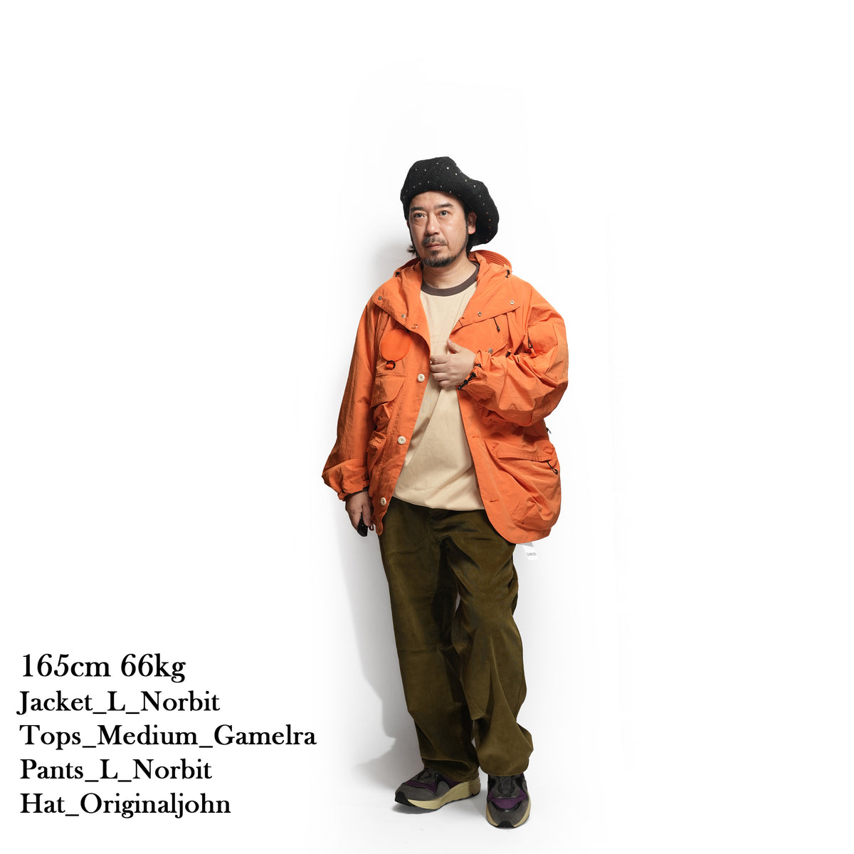 Field Hoodie Jacket – Orange | NORBIT