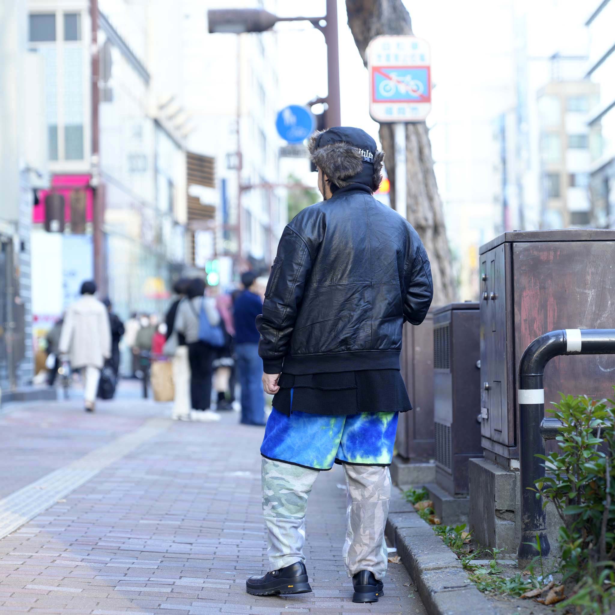 Cut Camo Patchwork Pants | MR-2507687【Mr. Remake Man】【REMAKE MODEM DESIGN_モデムデザイン】