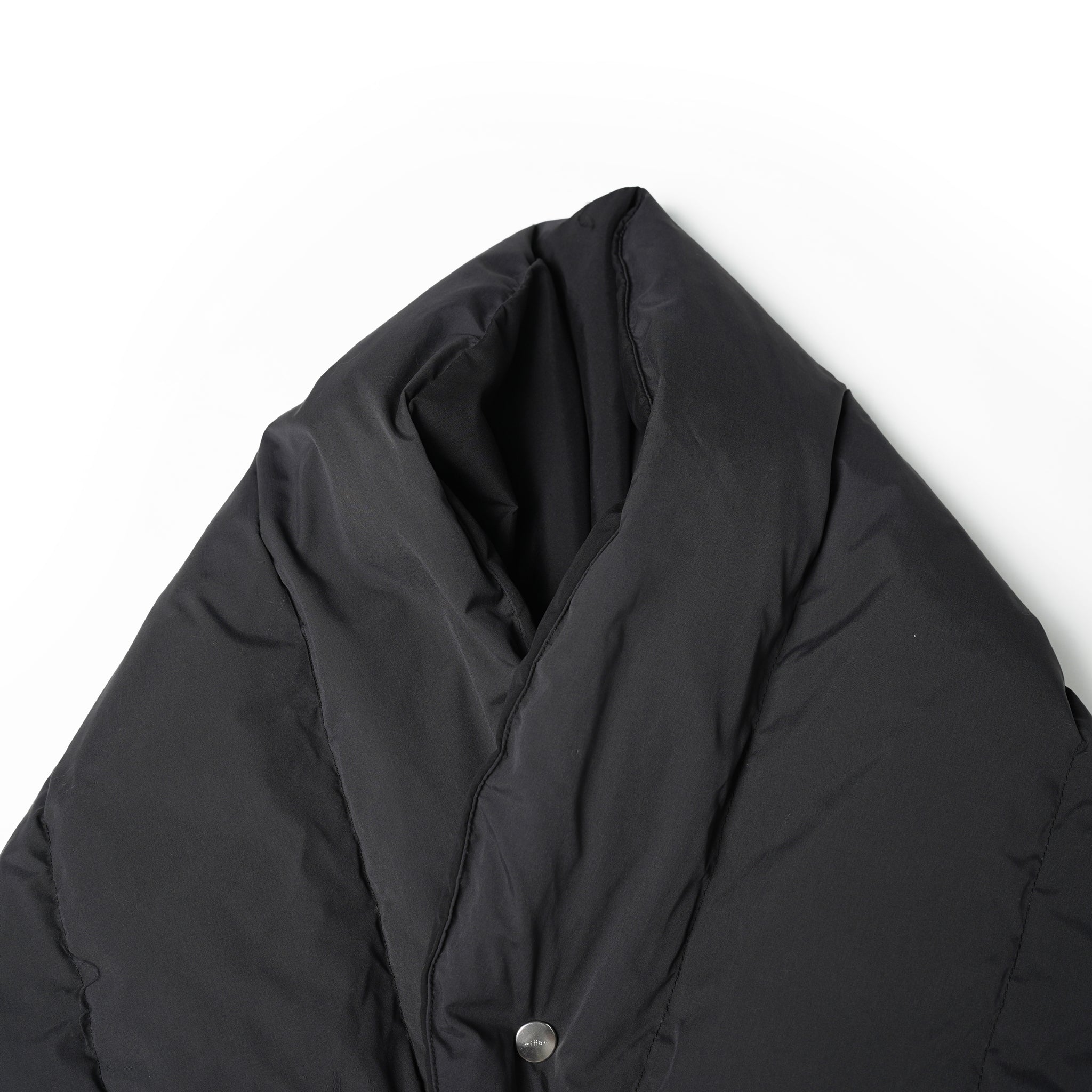 No:FEW23WAC5116a | Name:REVERSIBLE DOWN CAPE | Color:Black【MIFFEW