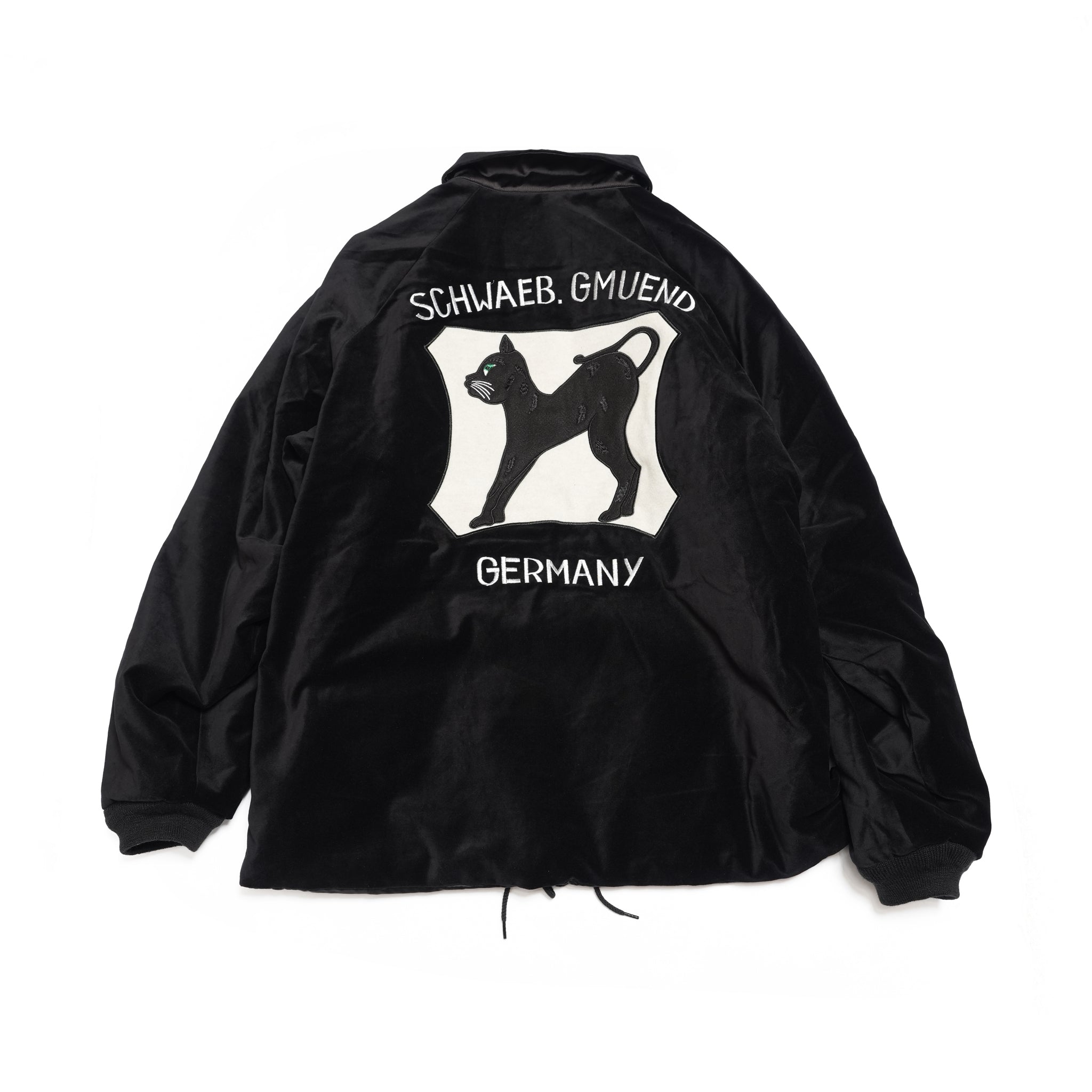 Germany Souvenir Jacket – Black Velour / Thermolite Lining | THRIFTY LOOK