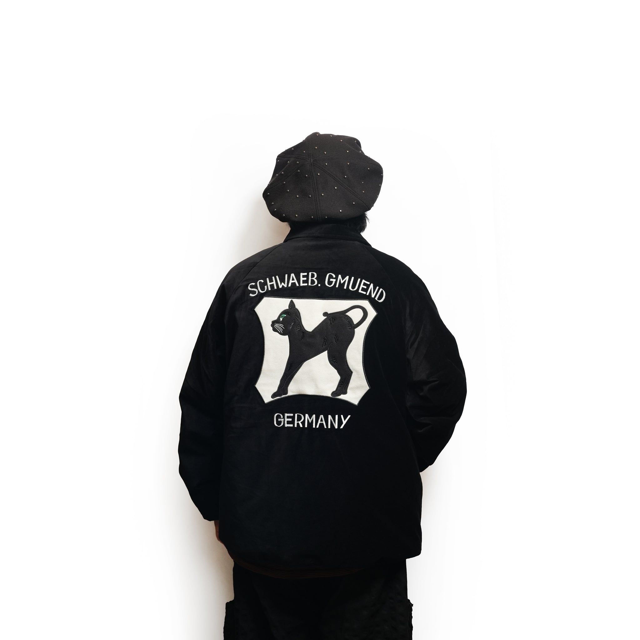 Germany Souvenir Jacket – Black Velour / Thermolite Lining | THRIFTY LOOK