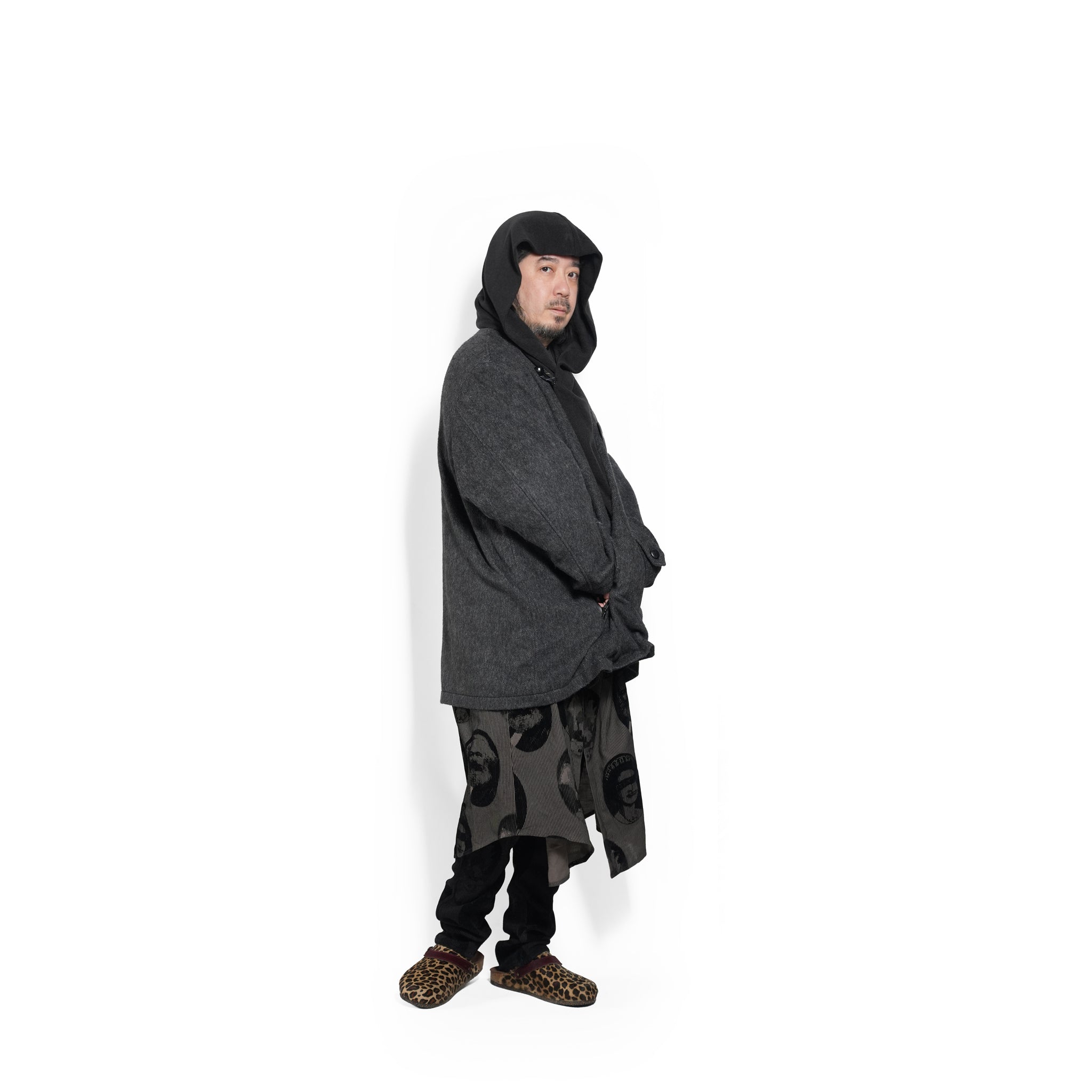 Anarchy Shawl Short Coat – Black | STOF | 入荷予定アイテム
