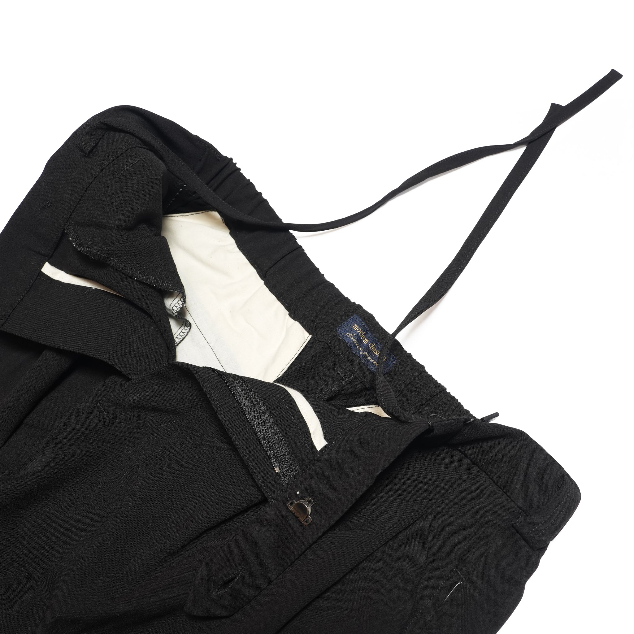 Twotuck Standard Pants – Black | MODEM DESIGN