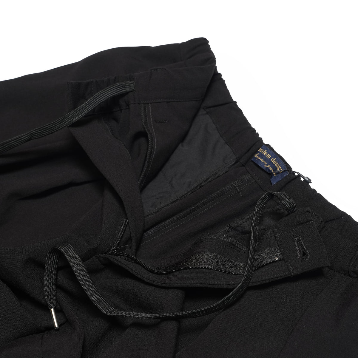 Wide Slacks – Black | MODEM DESIGN