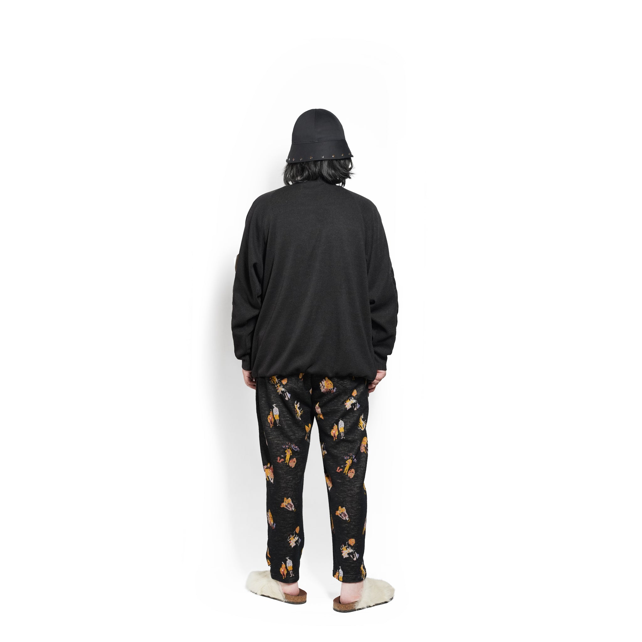 Quilt Patch Pulover – Black | BEDSIDEDRAMA | 入荷予定アイテム