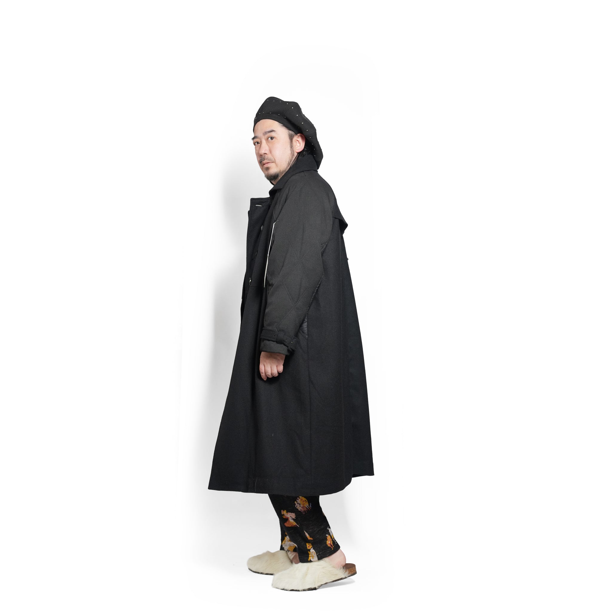 Dreamin' Mix Wide Coat – Black | BEDSIDEDRAMA | 入荷予定アイテム