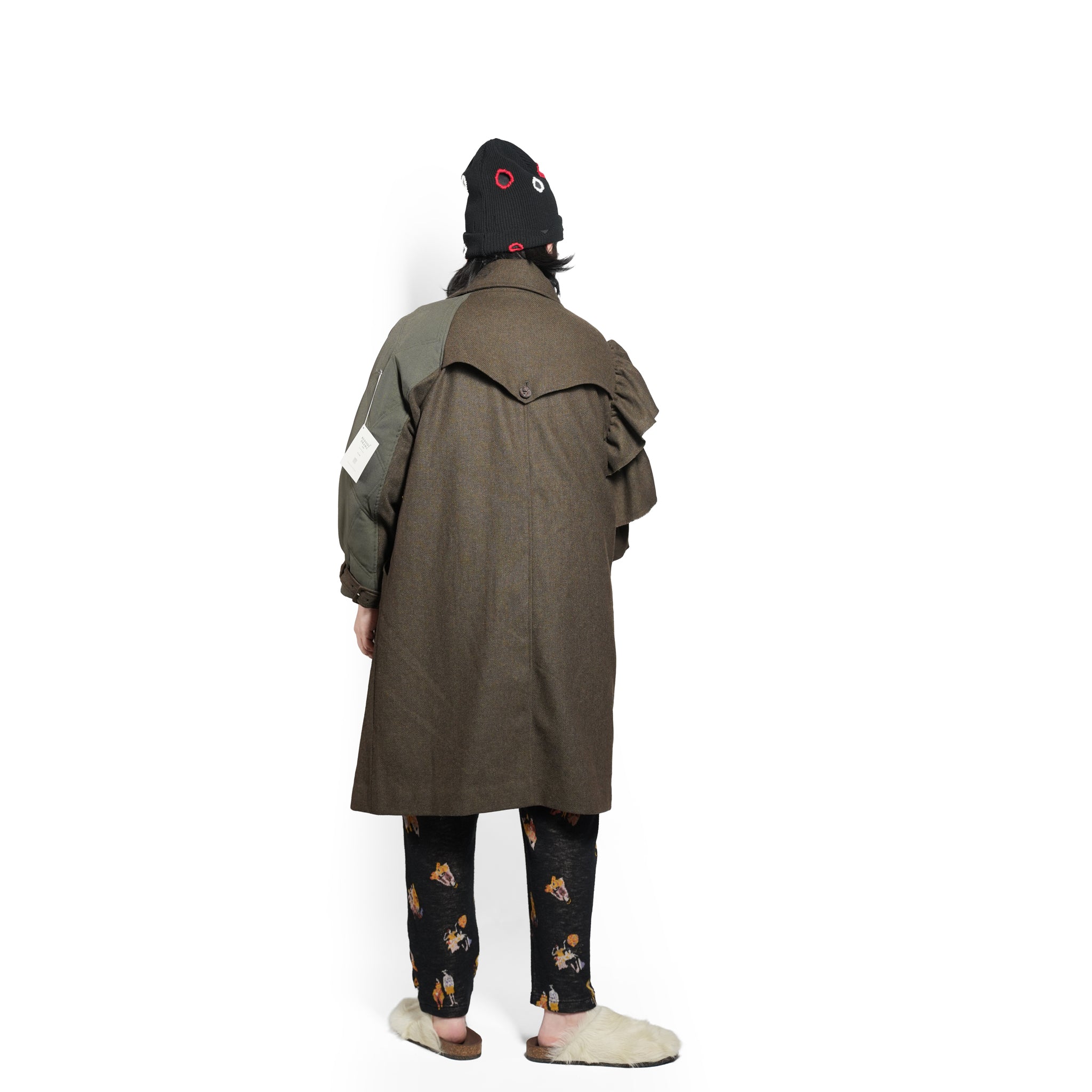 Dreamin' Mix Wide Coat – Khaki | BEDSIDEDRAMA | 入荷予定アイテム