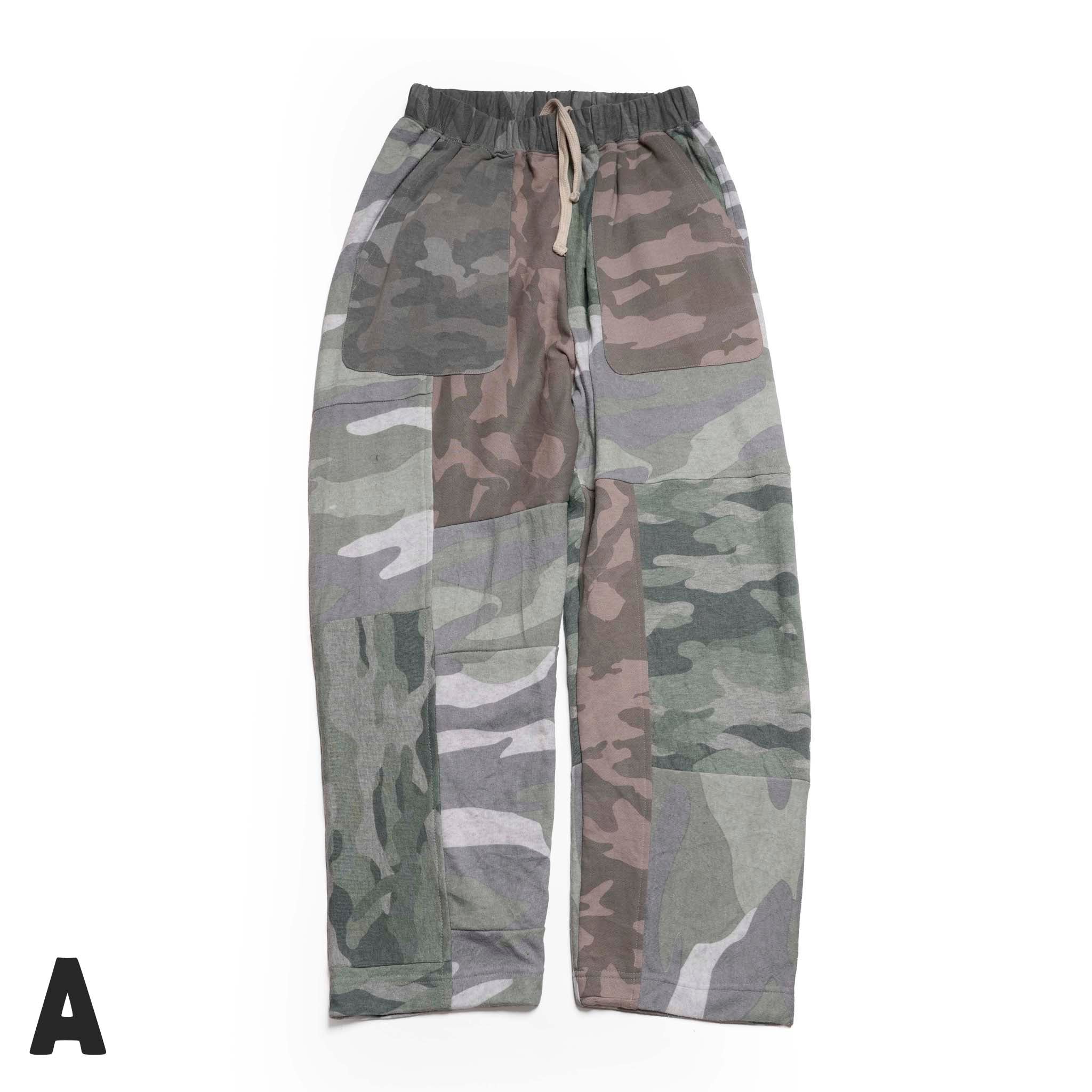 Cut Camo Patchwork Pants | MR-2507687【Mr. Remake Man】【REMAKE MODEM DESIGN_モデムデザイン】