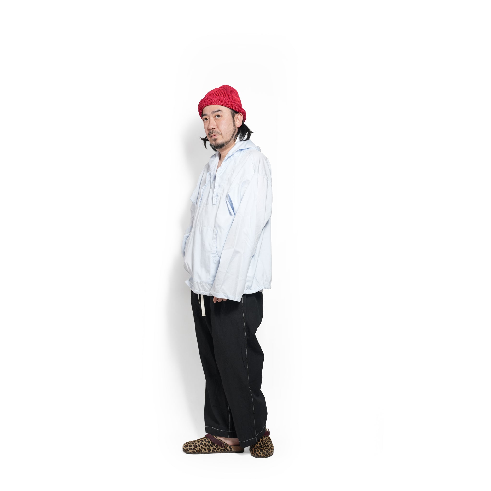 SHIRT PARKA- DYED BROAD – Blue | CATTA SHIRTS