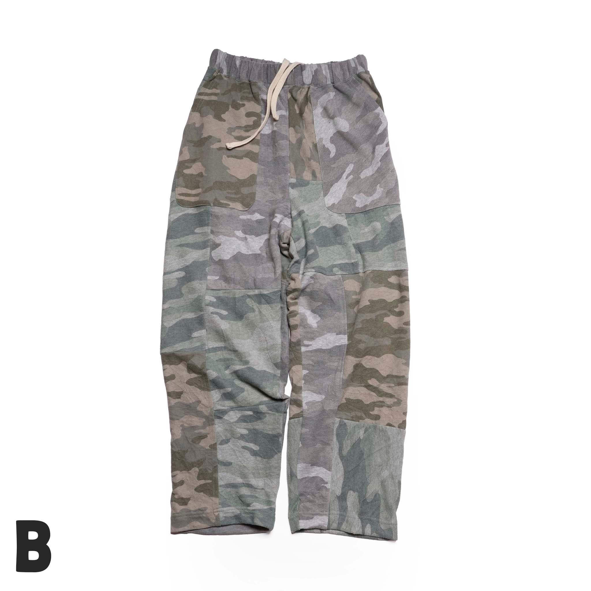 Cut Camo Patchwork Pants | MR-2507687【Mr. Remake Man】【REMAKE MODEM DESIGN_モデムデザイン】