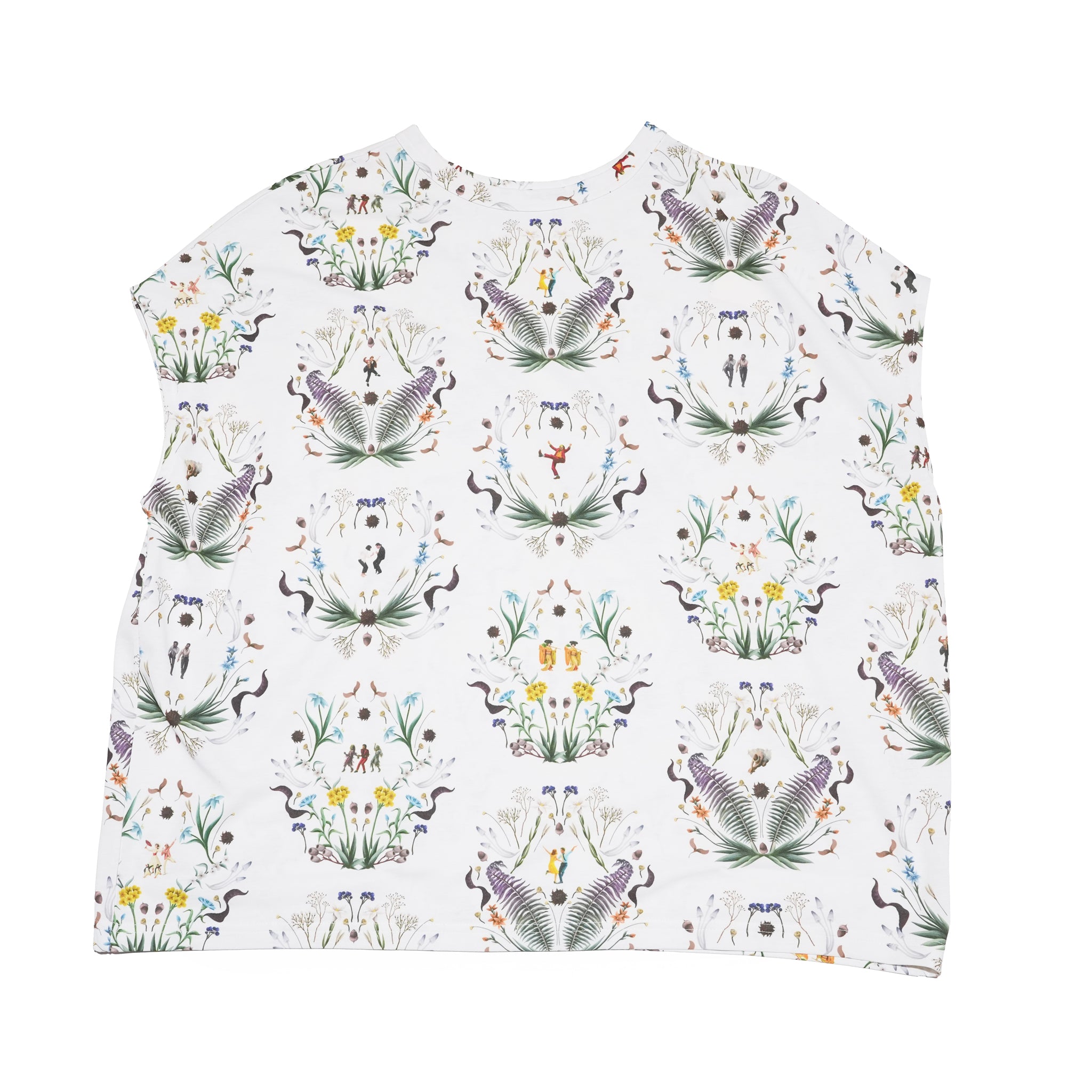Dance In The Garden Tee– Natural | BEDSIDEDRAMA