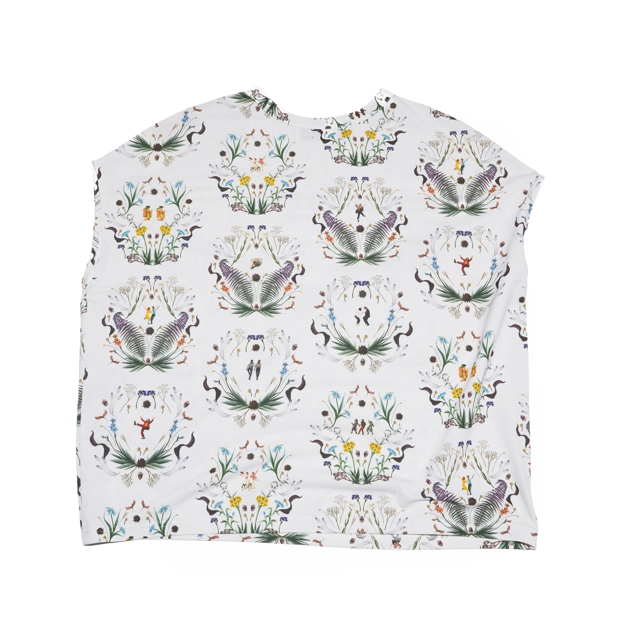 Dance In The Garden Tee– Natural | BEDSIDEDRAMA