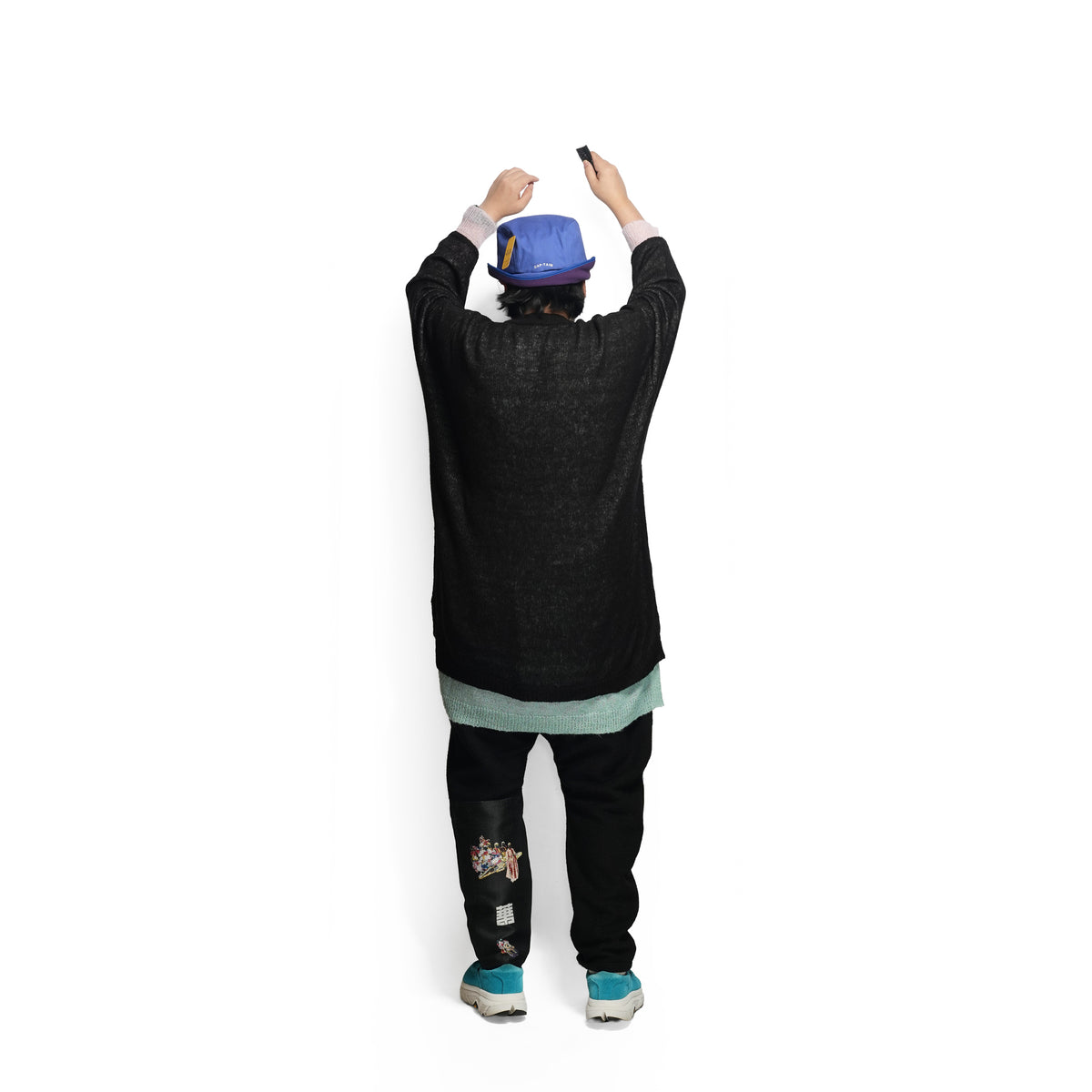 Mohair Layer Knit Pulover – Black | STOF