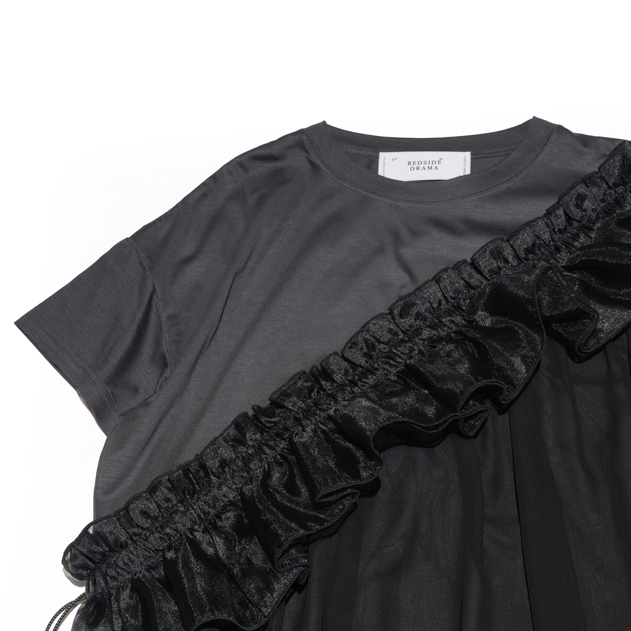 Tutu Frill Tee Dress– Black | BEDSIDEDRAMA