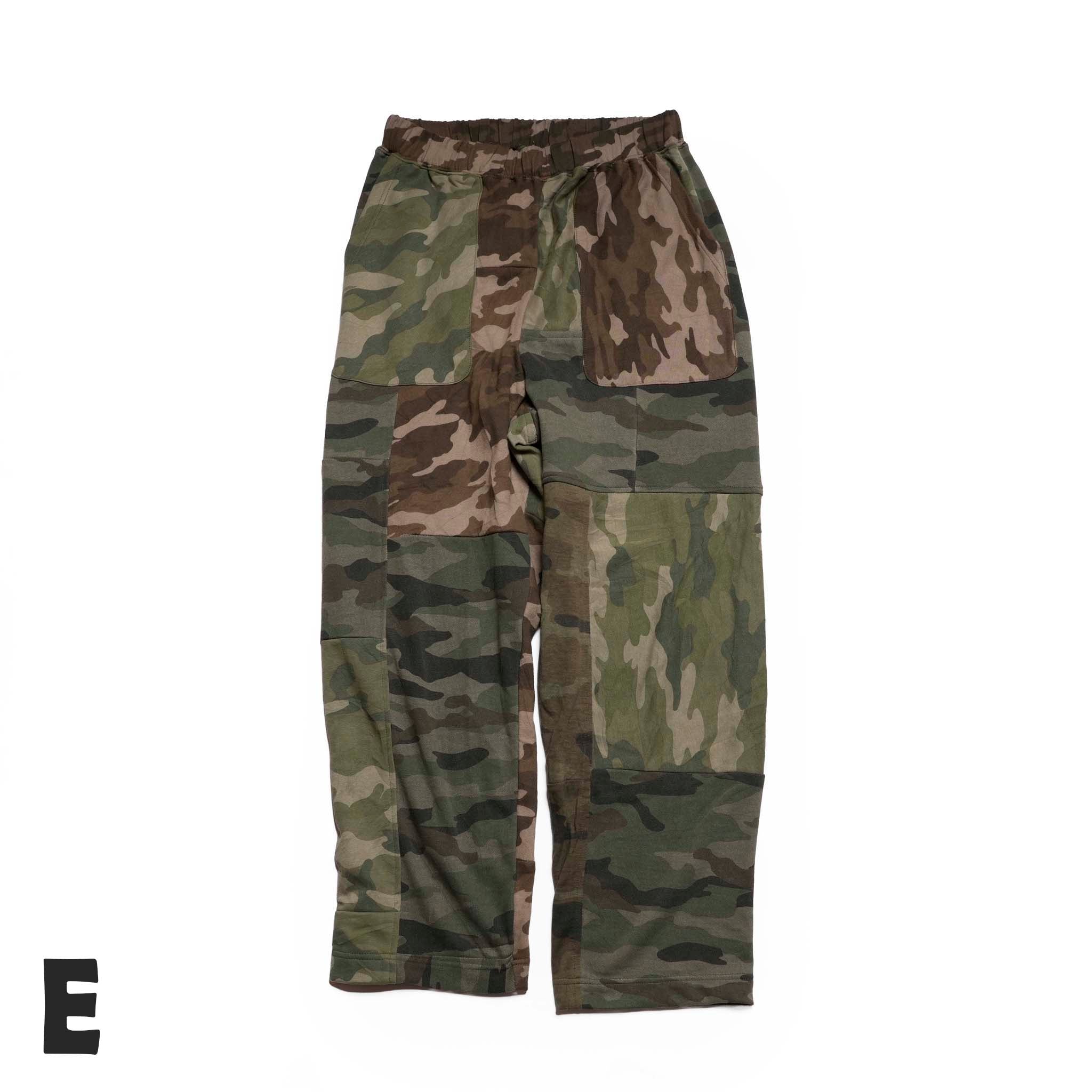 Cut Camo Patchwork Pants | MR-2507687【Mr. Remake Man】【REMAKE MODEM DESIGN_モデムデザイン】
