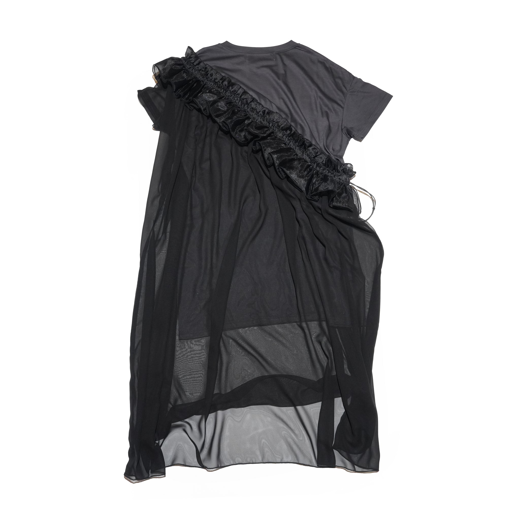 Tutu Frill Tee Dress– Black | BEDSIDEDRAMA