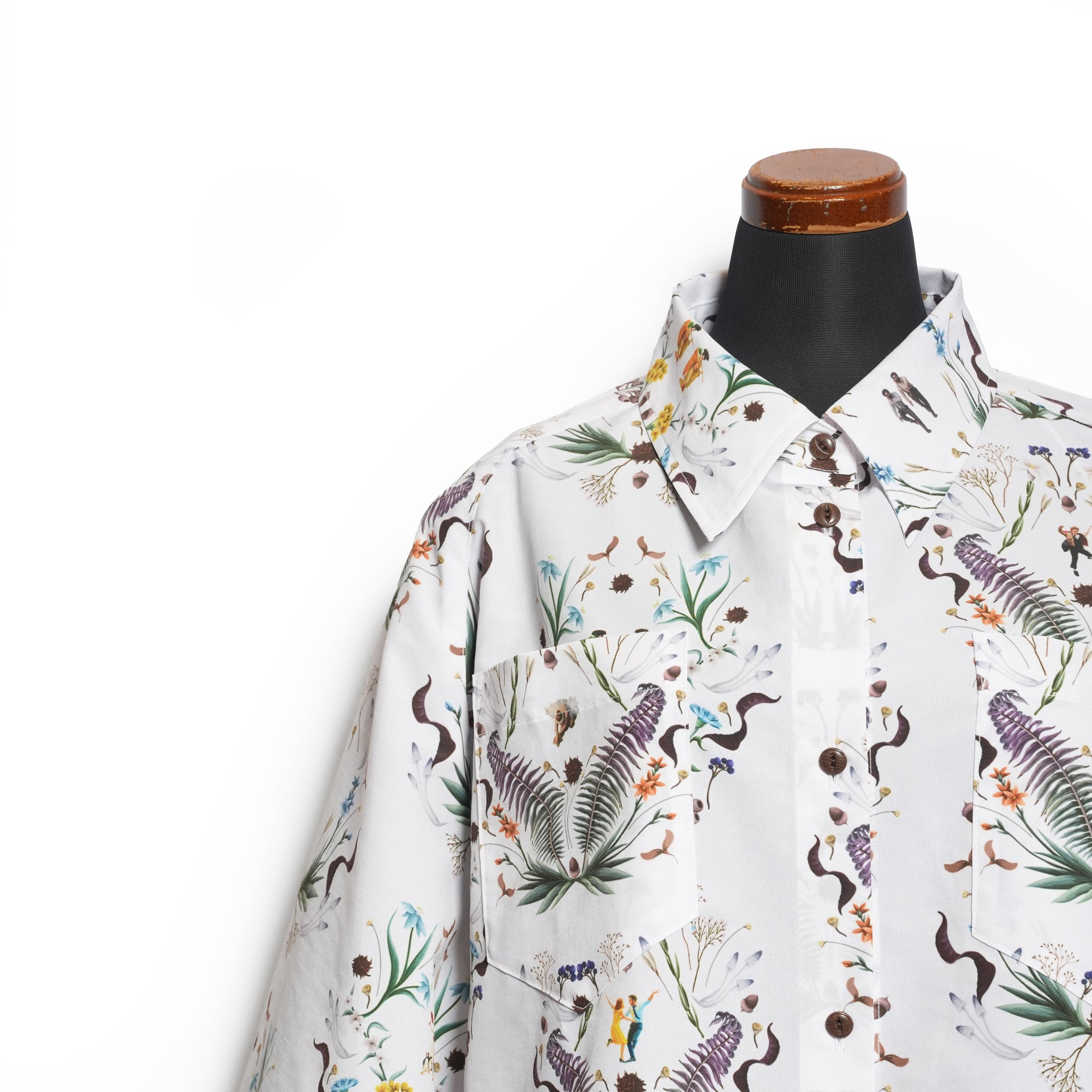 Dance In The Garden Cape Shirt– Natural | BEDSIDEDRAMA