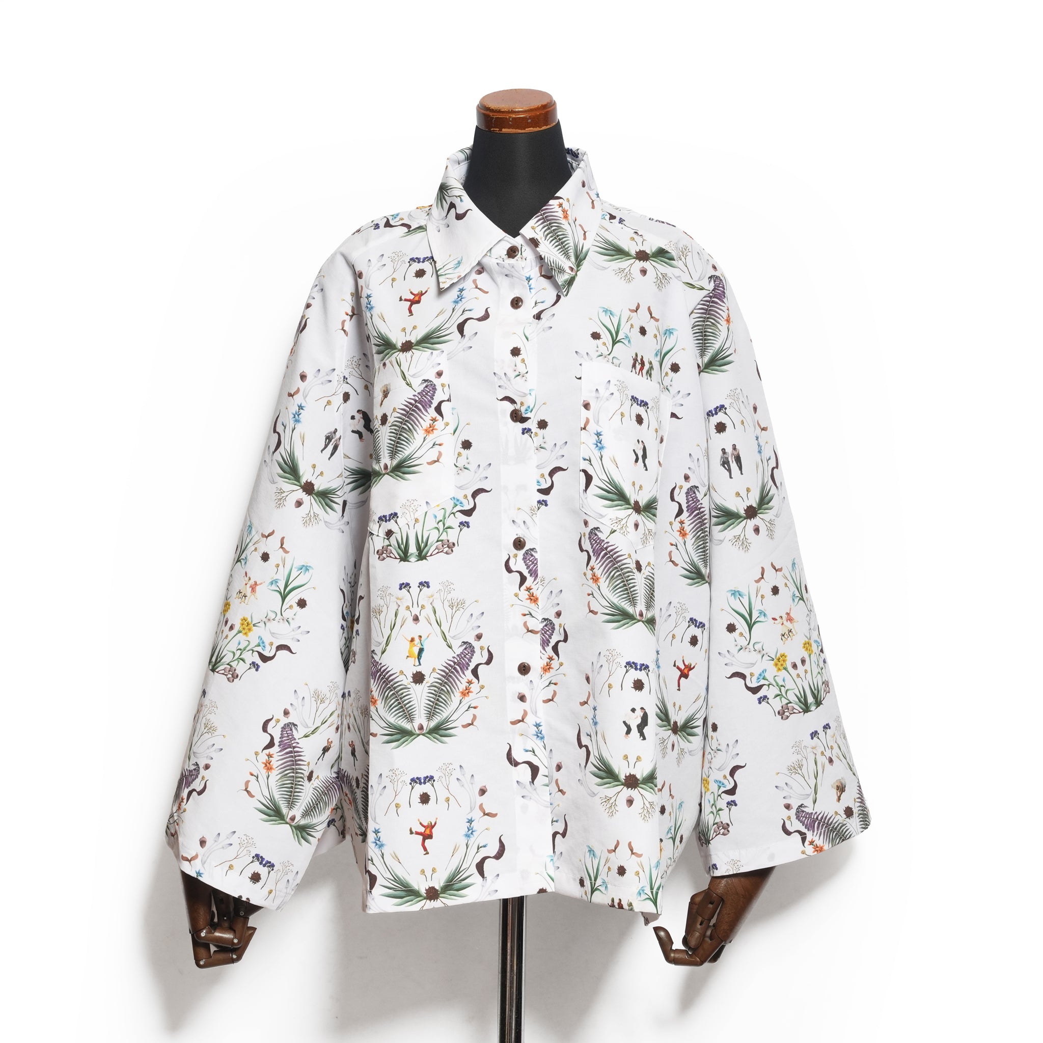 Dance In The Garden Cape Shirt– Natural | BEDSIDEDRAMA