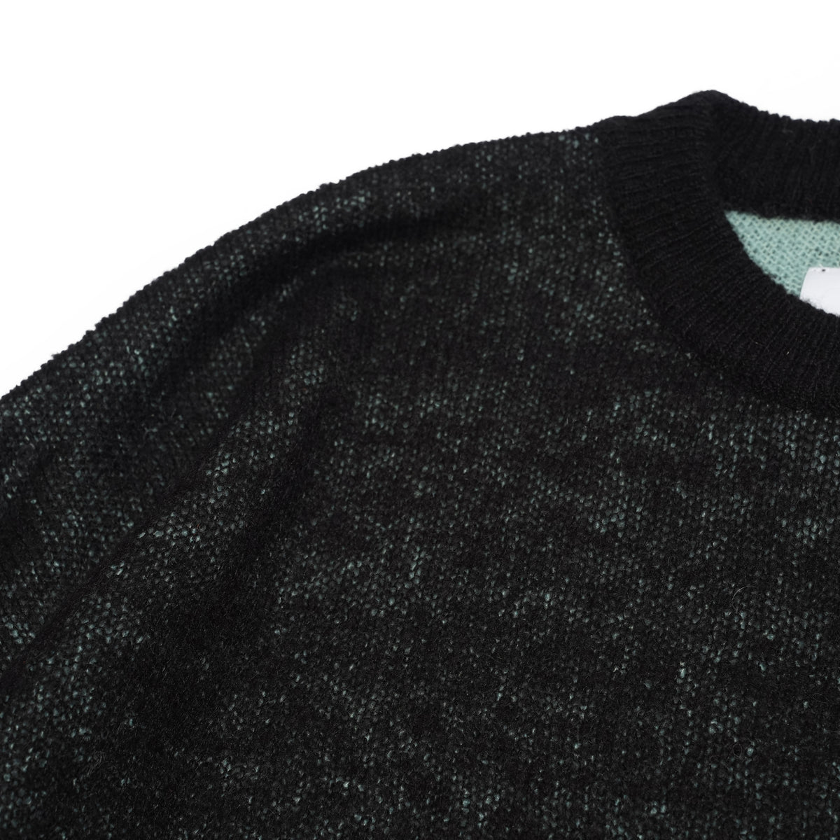 Mohair Layer Knit Pulover – Black | STOF