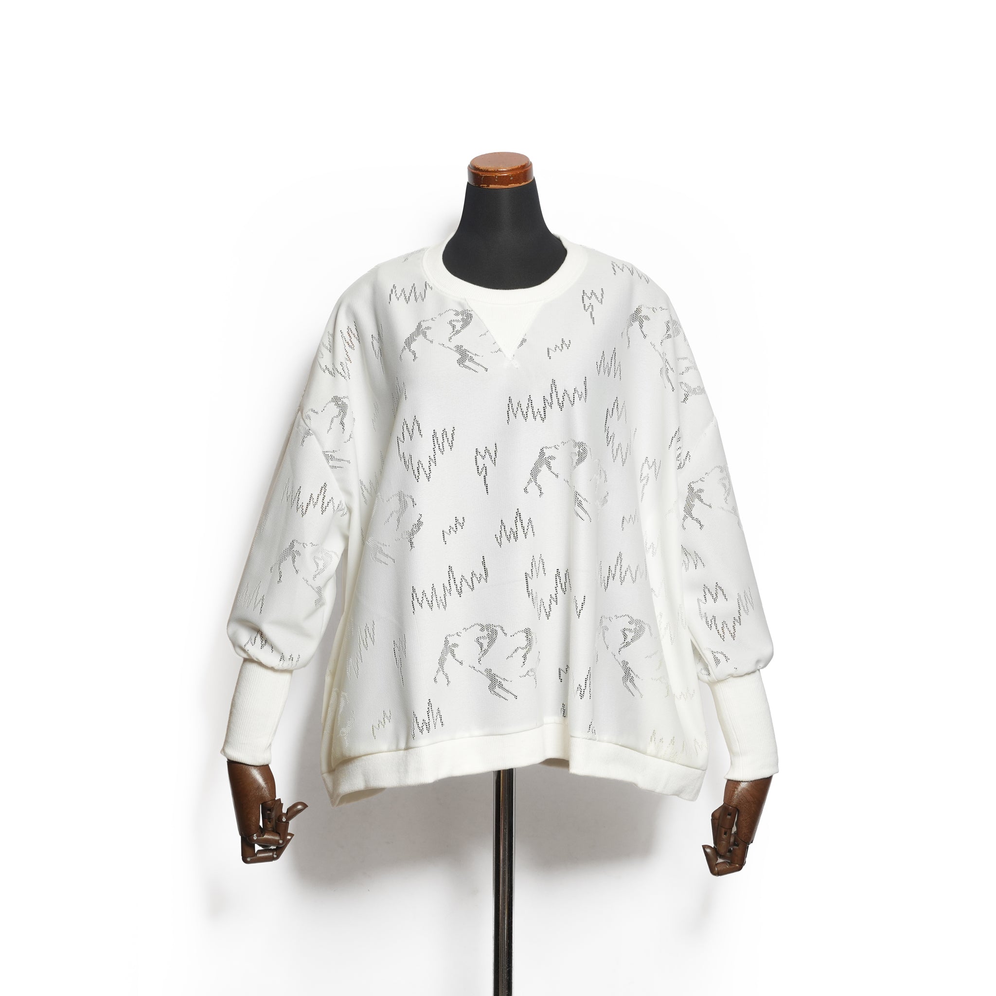 Dancing Lace Pullover– White | BEDSIDEDRAMA