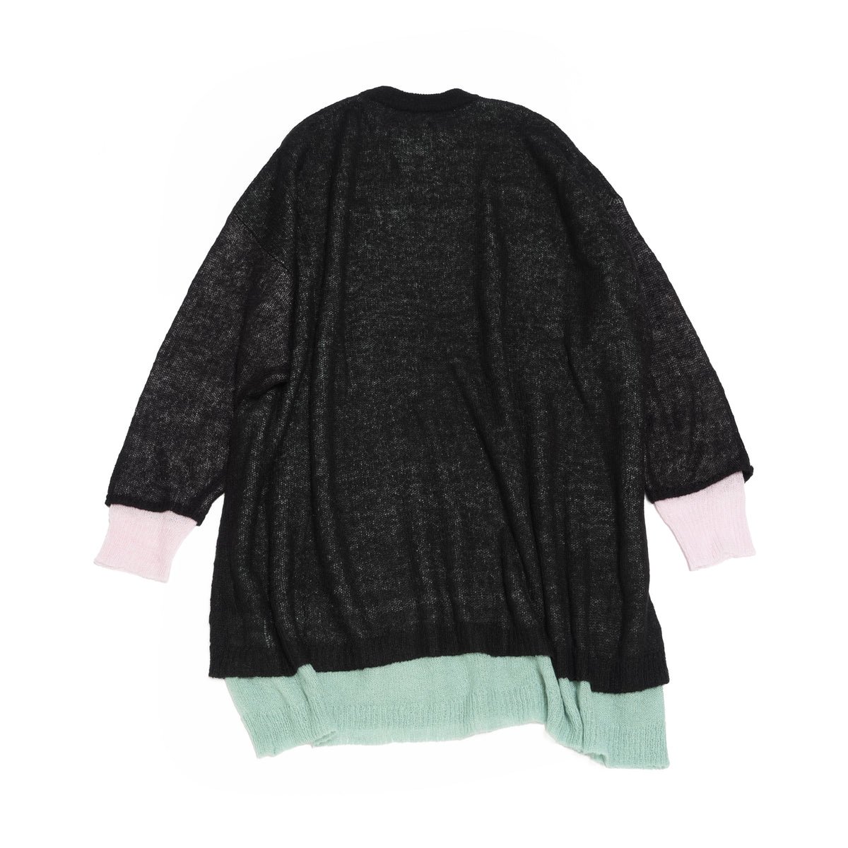 Mohair Layer Knit Pulover – Black | STOF