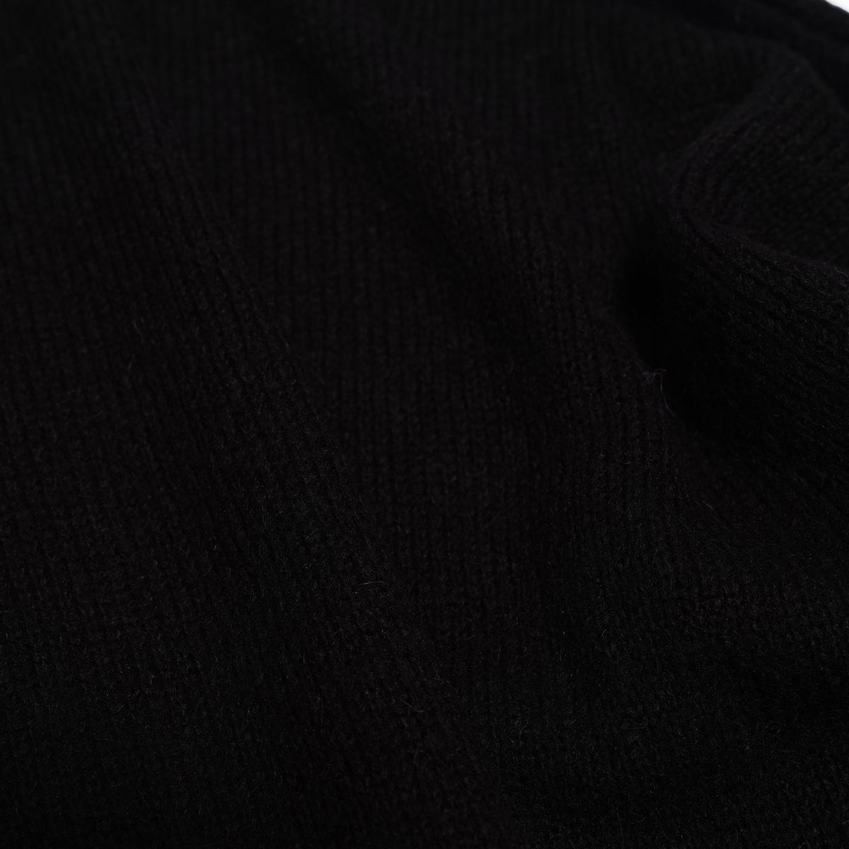 Pink Rabbit Wide Knit Sweater – Black | BEDSIDEDRAMA | 入荷予定アイテム