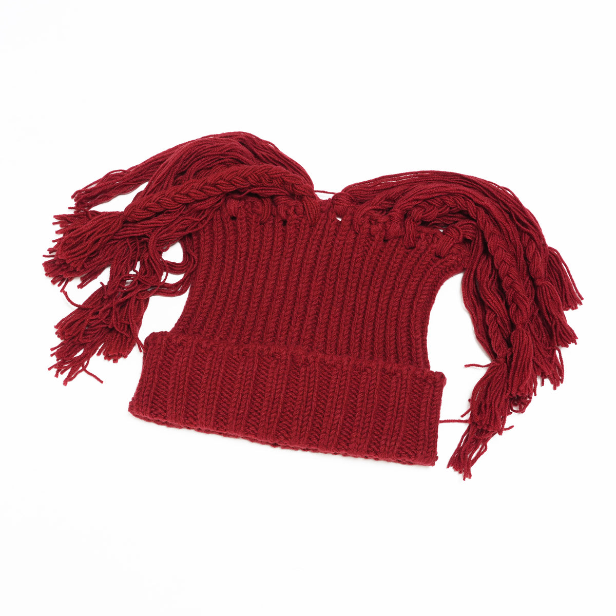 26-K403 –2Way Fringe Watch & Neck Warmer – D Red | HICOSAKA