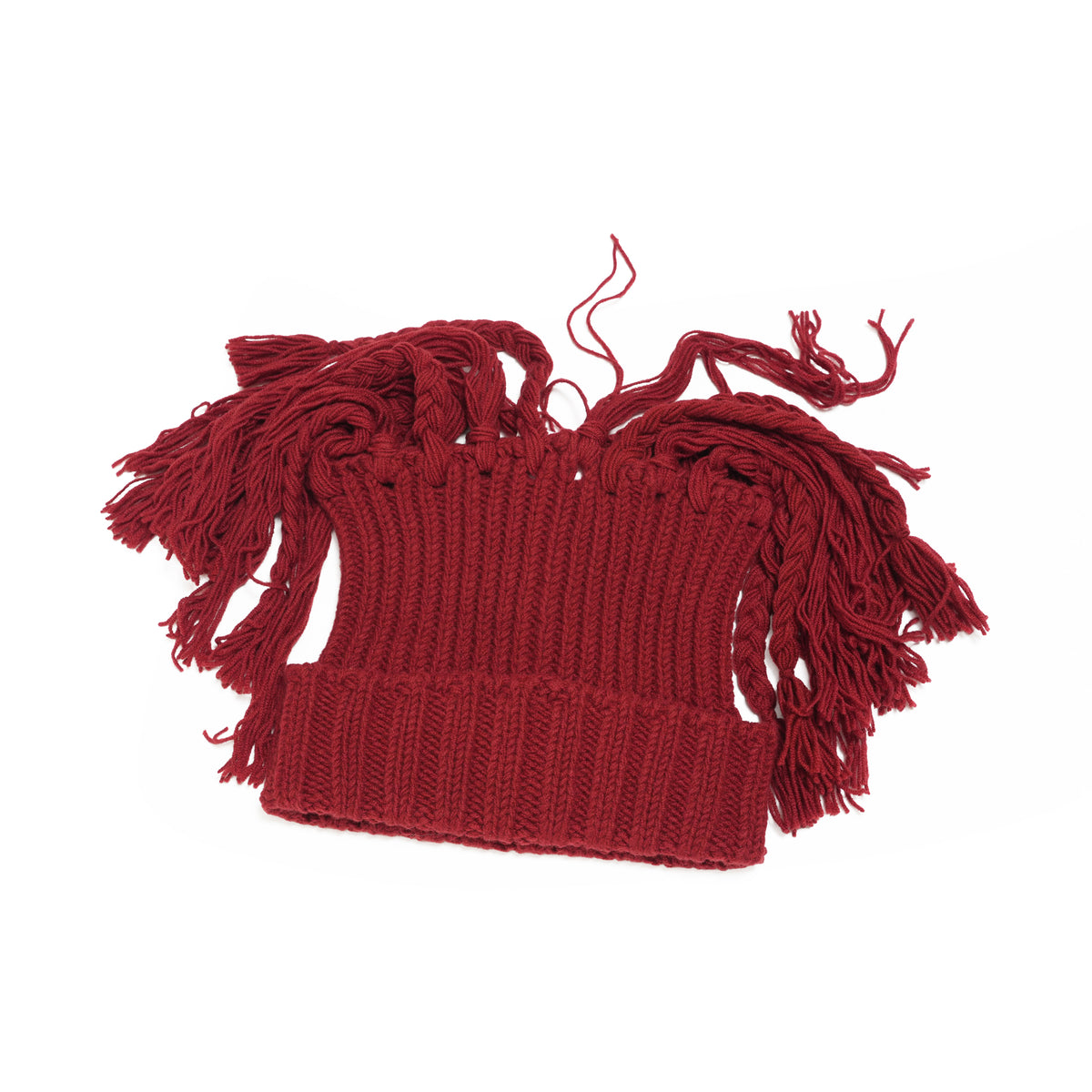 26-K403 –2Way Fringe Watch & Neck Warmer – D Red | HICOSAKA