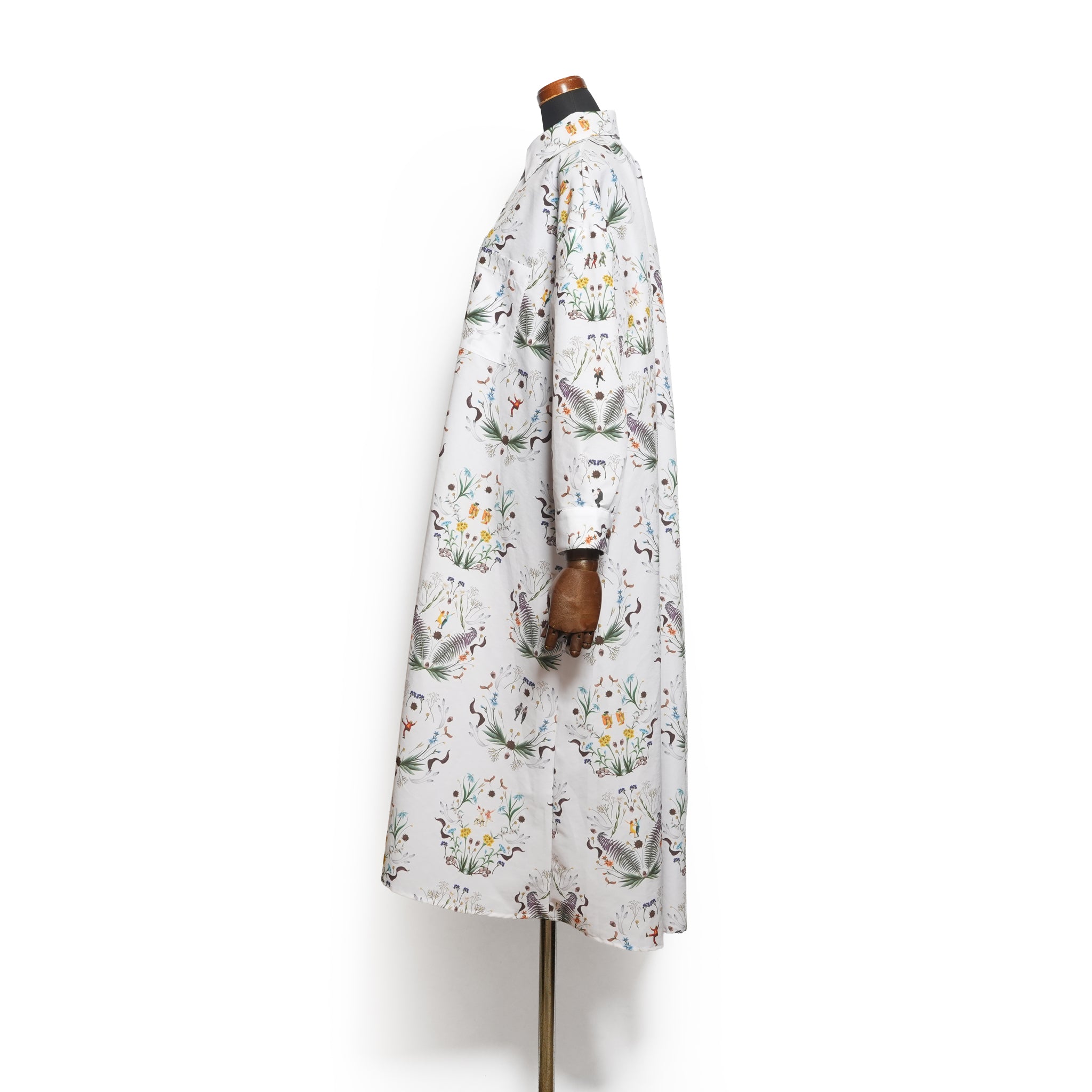 Dance In The Garden Maxi Shirt– Natural | BEDSIDEDRAMA