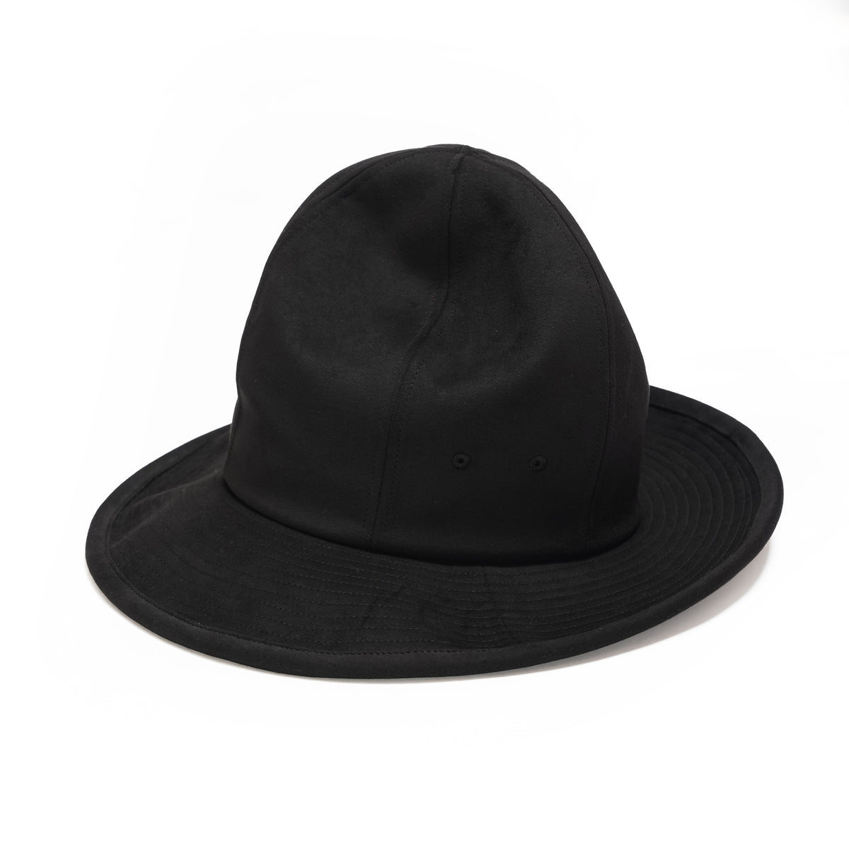 H310 – Ultrasuede Mountain Hat – Black | HICOSAKA