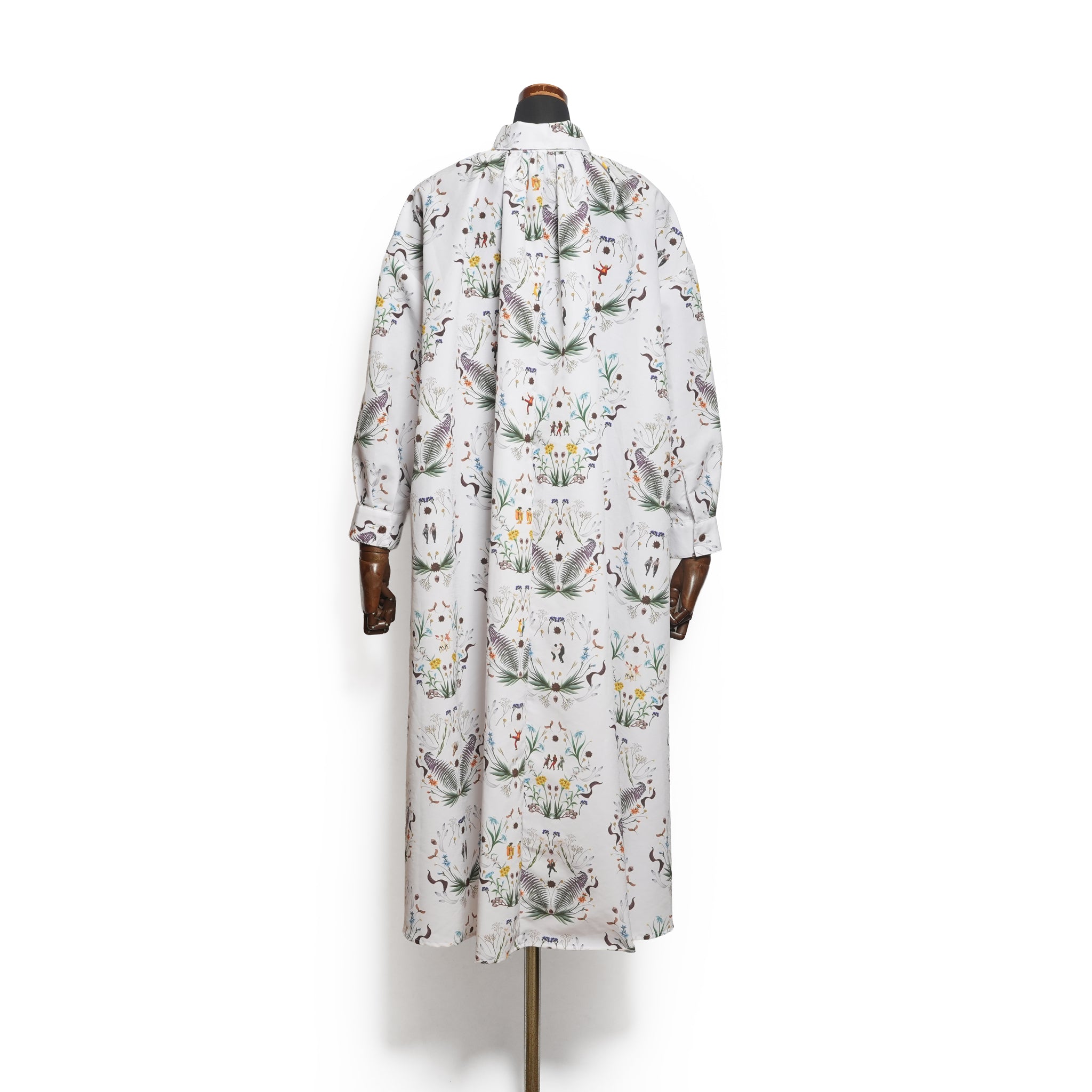 Dance In The Garden Maxi Shirt– Natural | BEDSIDEDRAMA