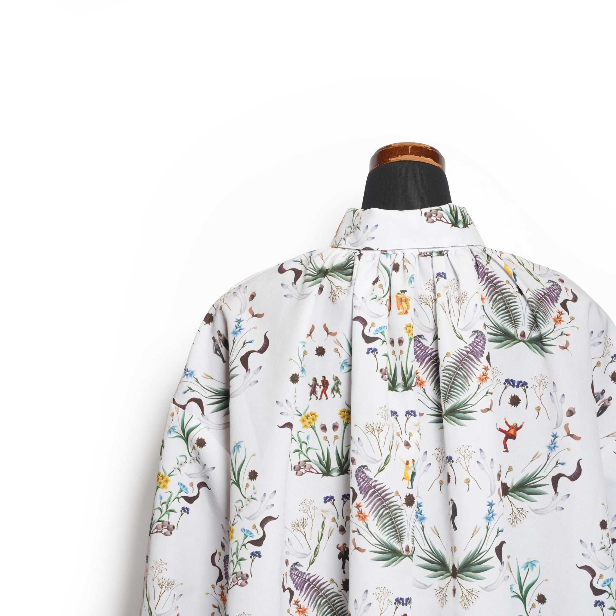 Dance In The Garden Maxi Shirt– Natural | BEDSIDEDRAMA