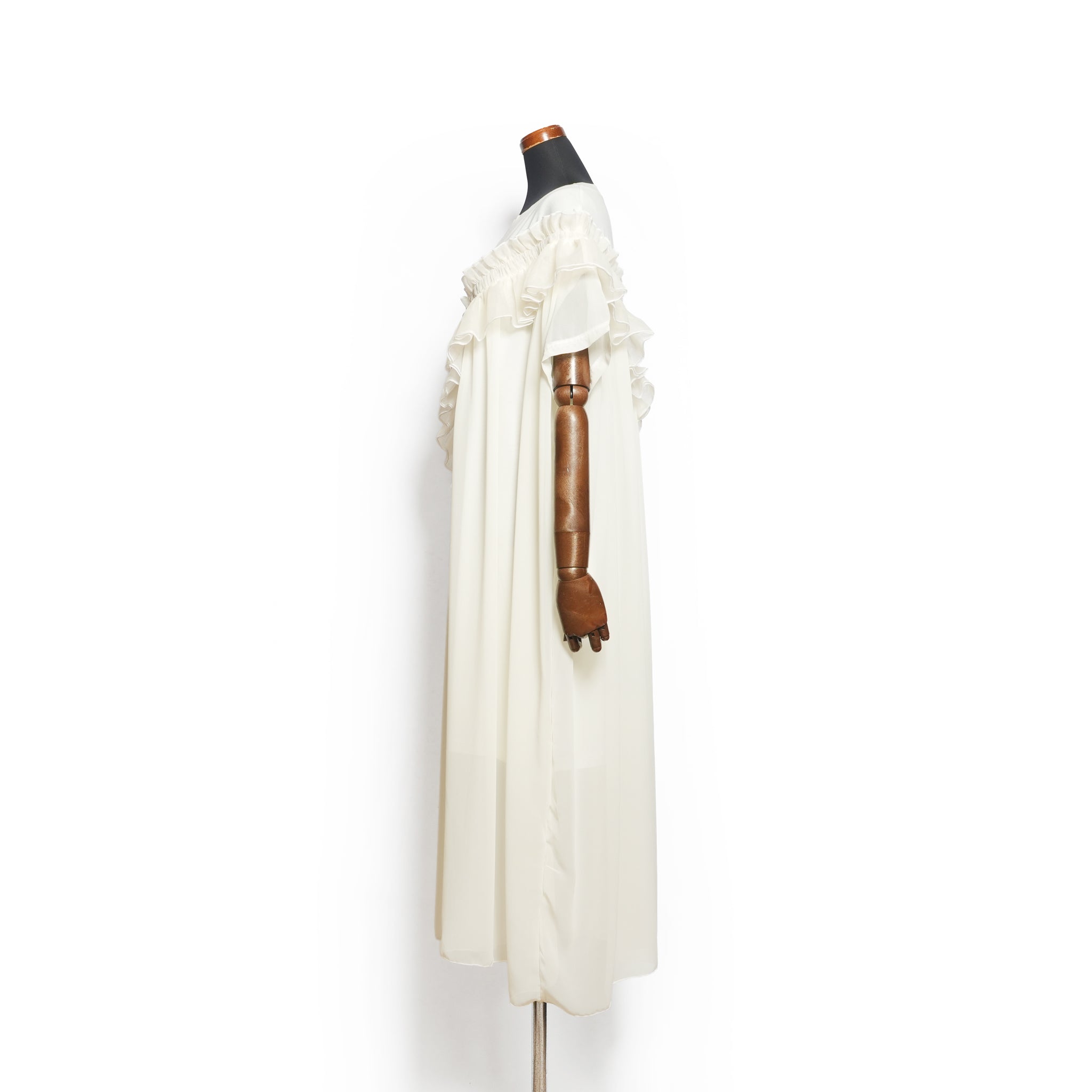 Tutu Frill Tee Dress– White | BEDSIDEDRAMA