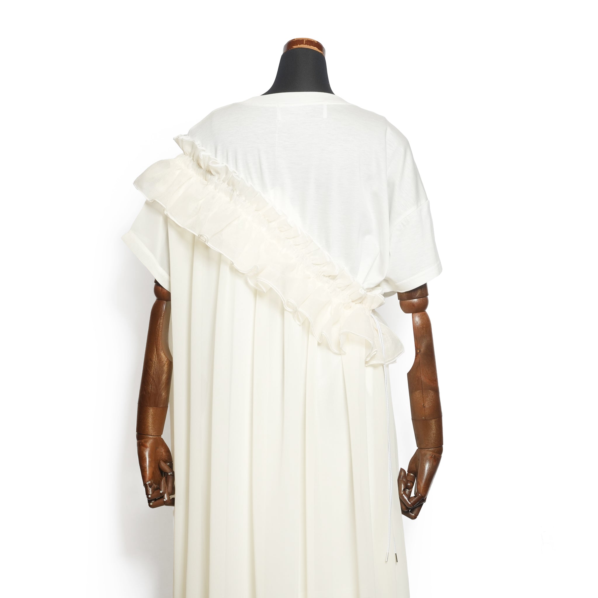 Tutu Frill Tee Dress– White | BEDSIDEDRAMA