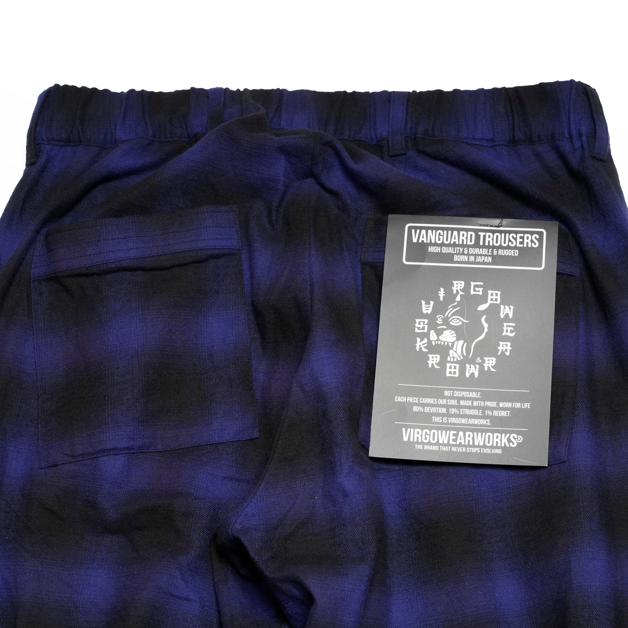 VG-PT-447 | BATTLECHECK OVERDRIVE PANTS | Color:Blue【VIRGOwearworks_ヴァルゴウェアワークス】