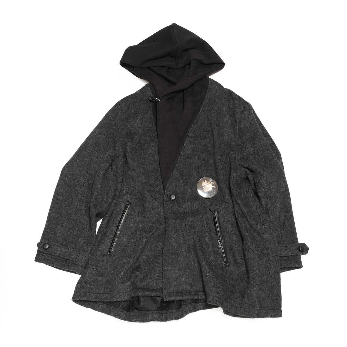 Anarchy Shawl Short Coat – Black | STOF