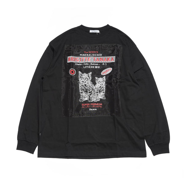 Brigitte Tanaka×The NERDYS CATS L/S – Black | NERDYS