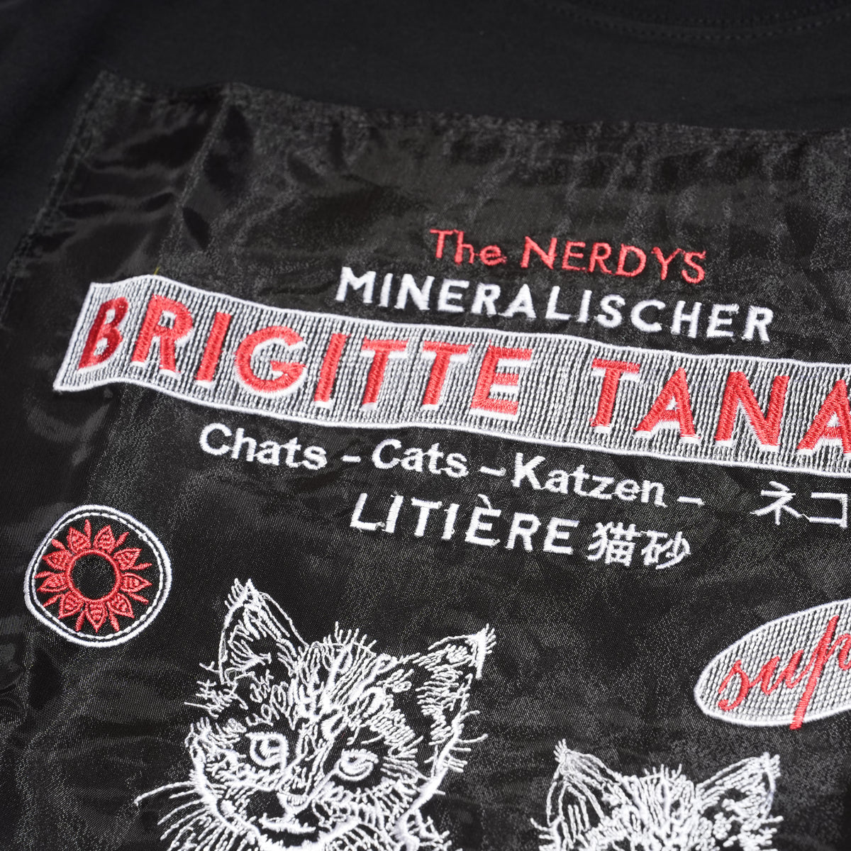 Brigitte Tanaka×The NERDYS CATS L/S – Black | NERDYS