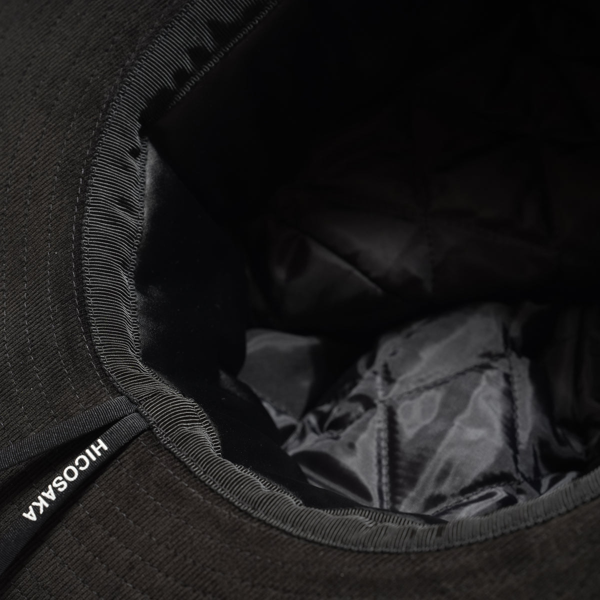 26-H310 – Fine Corduroy Moutain Hat – Black | HICOSAKA