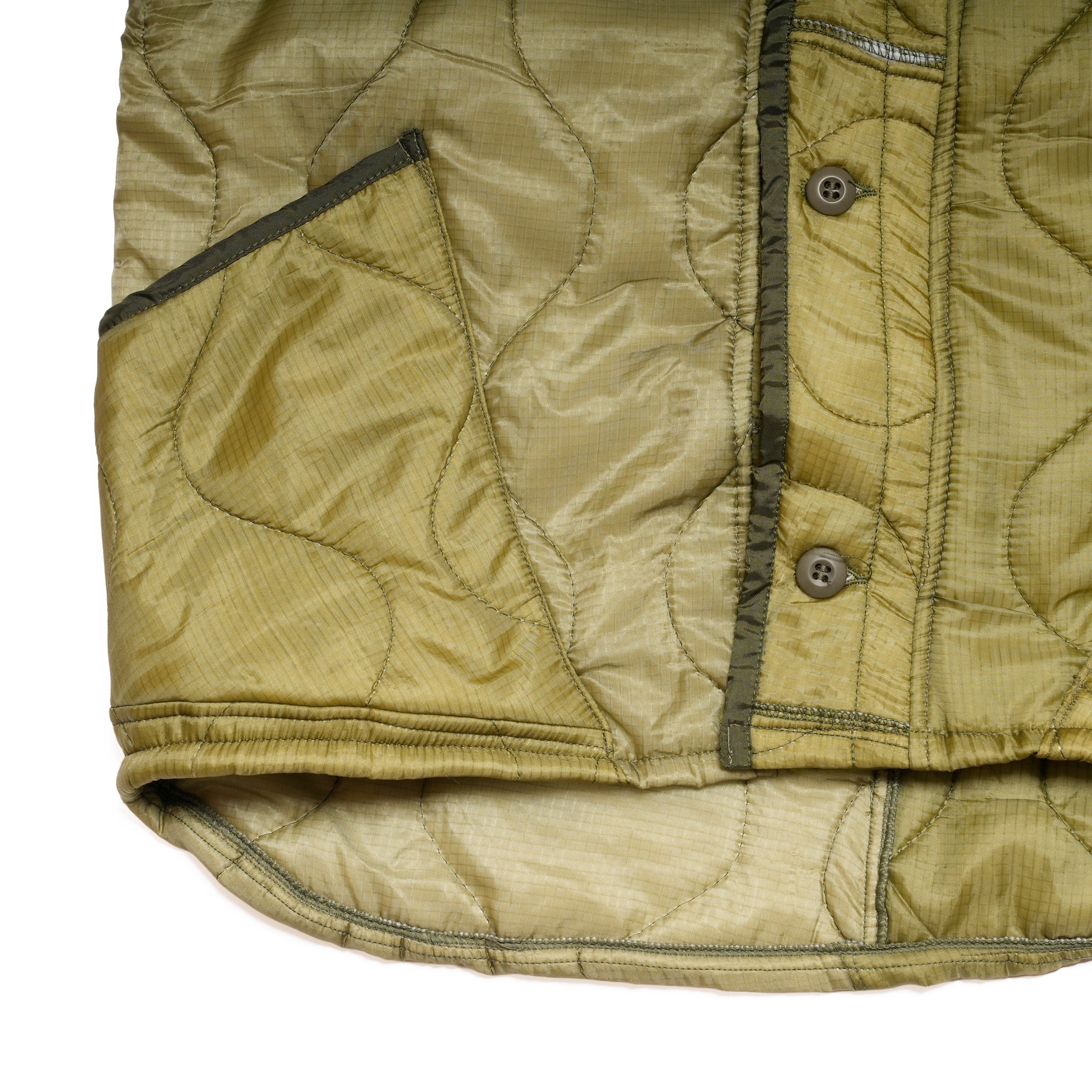 QUILTING VEST | Color_Olive | No_odd2025aw-006【ODDMENT_オッドメント】