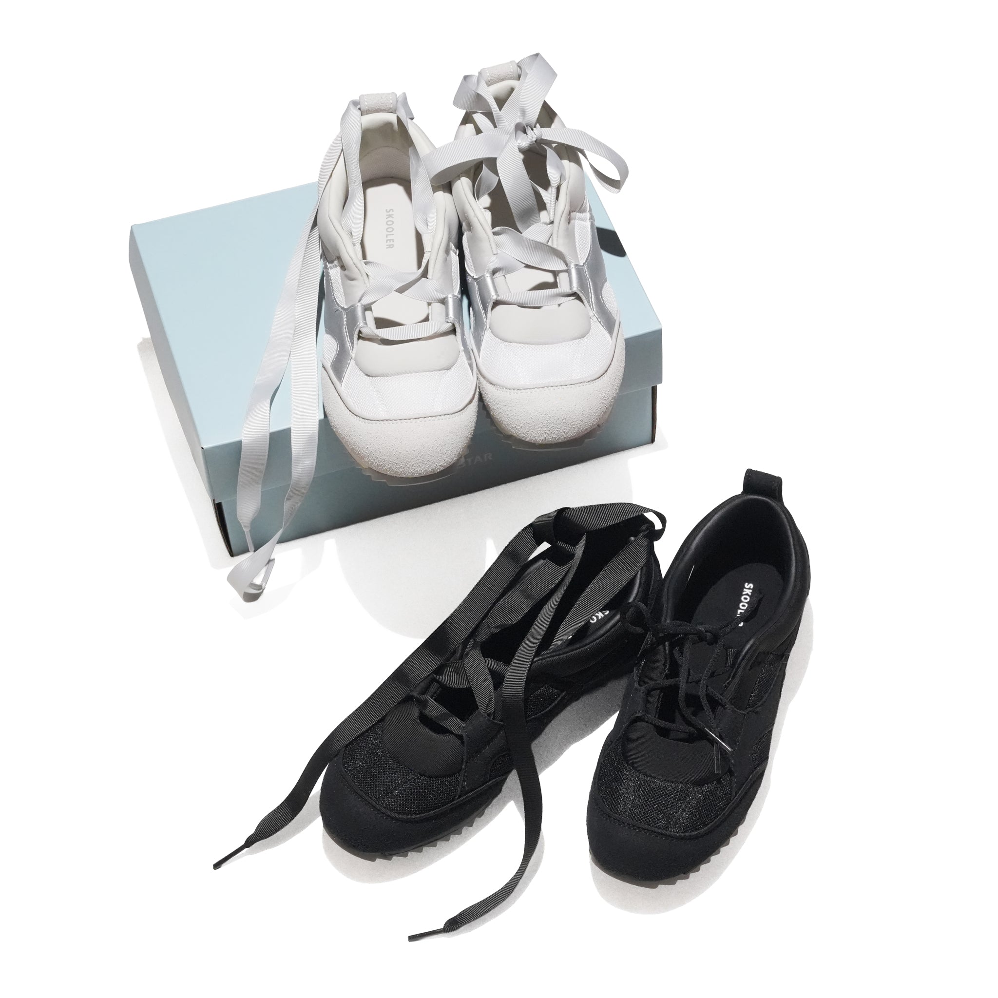 JG BALLET – Black / Silver | SKOOLER | MOONSTAR
