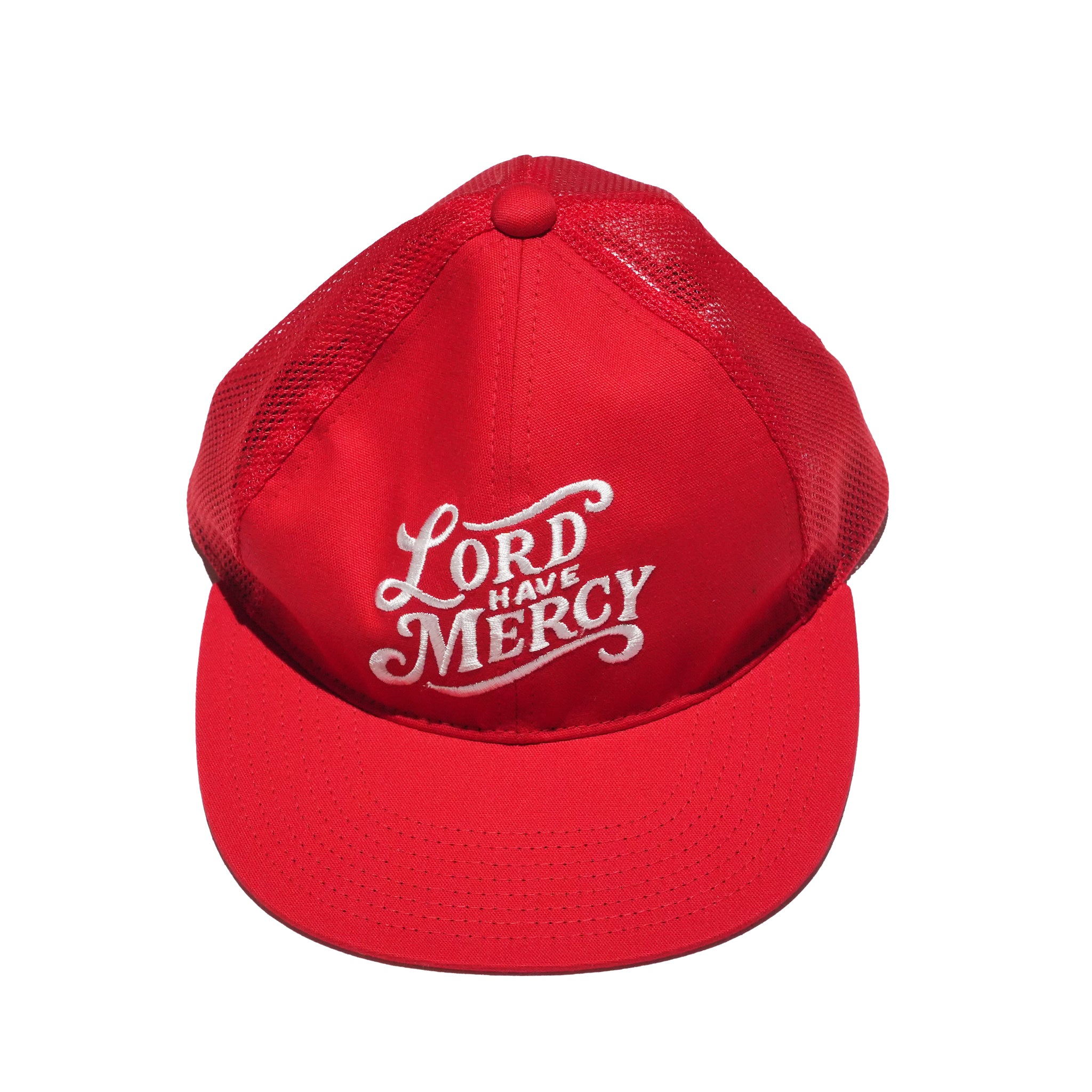 Flat Visor Mesh Cap – Red | RACAL