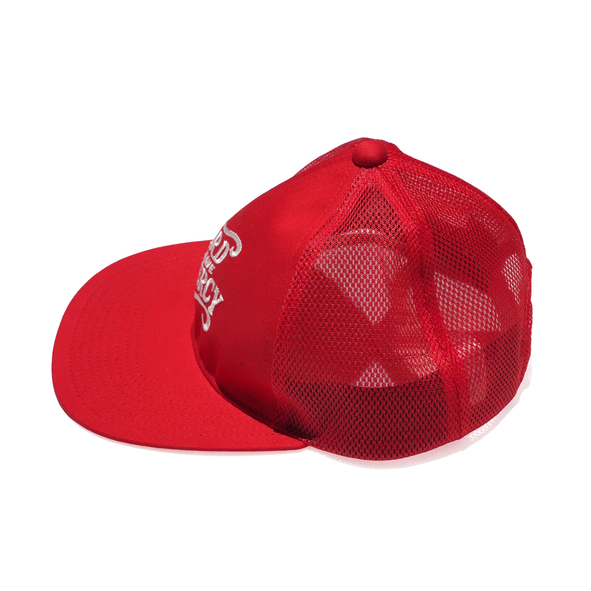Flat Visor Mesh Cap – Red | RACAL
