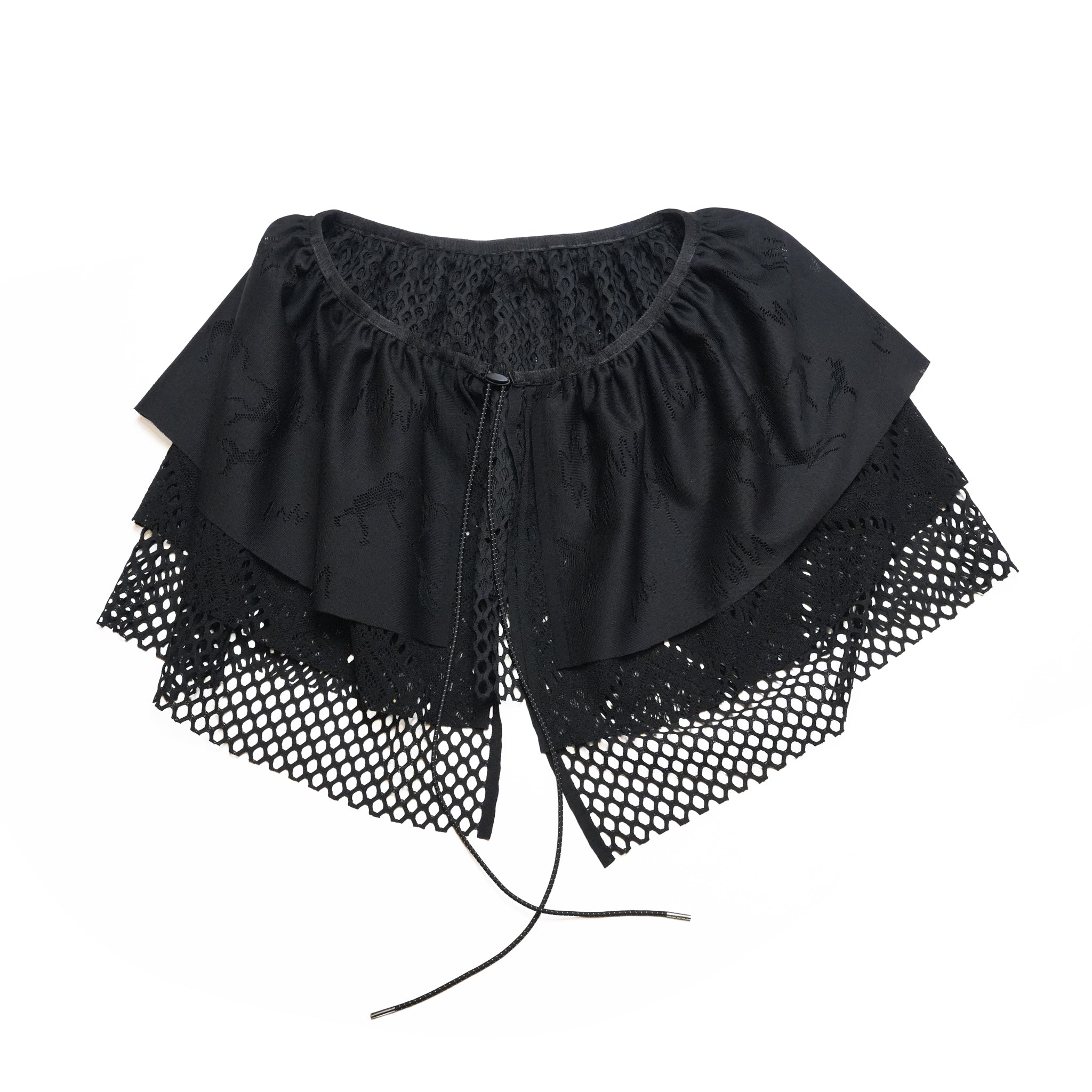 Frill Collar and Wrap Tutu Skirt– Black | BEDSIDEDRAMA