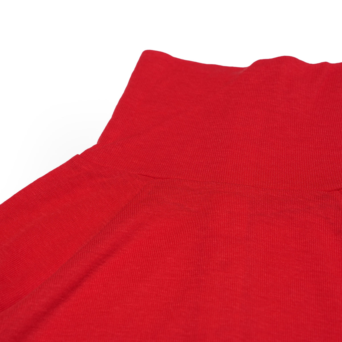 front button turtleneck – Red | WHYTO