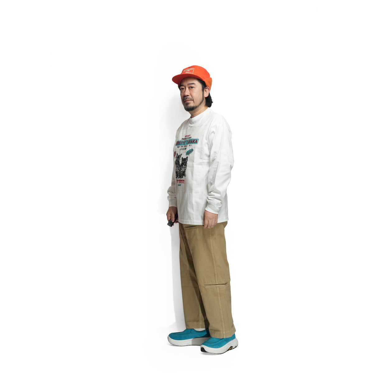 Brigitte Tanaka×The NERDYS CATS L/S – White | NERDYS