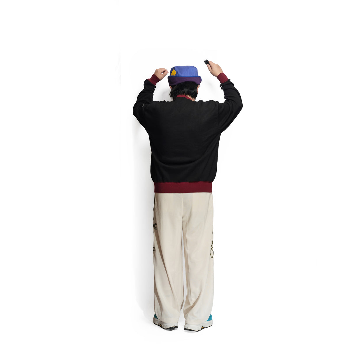 LE PULL – Noir / Bordeaux | KANELL INDUSTRIEL