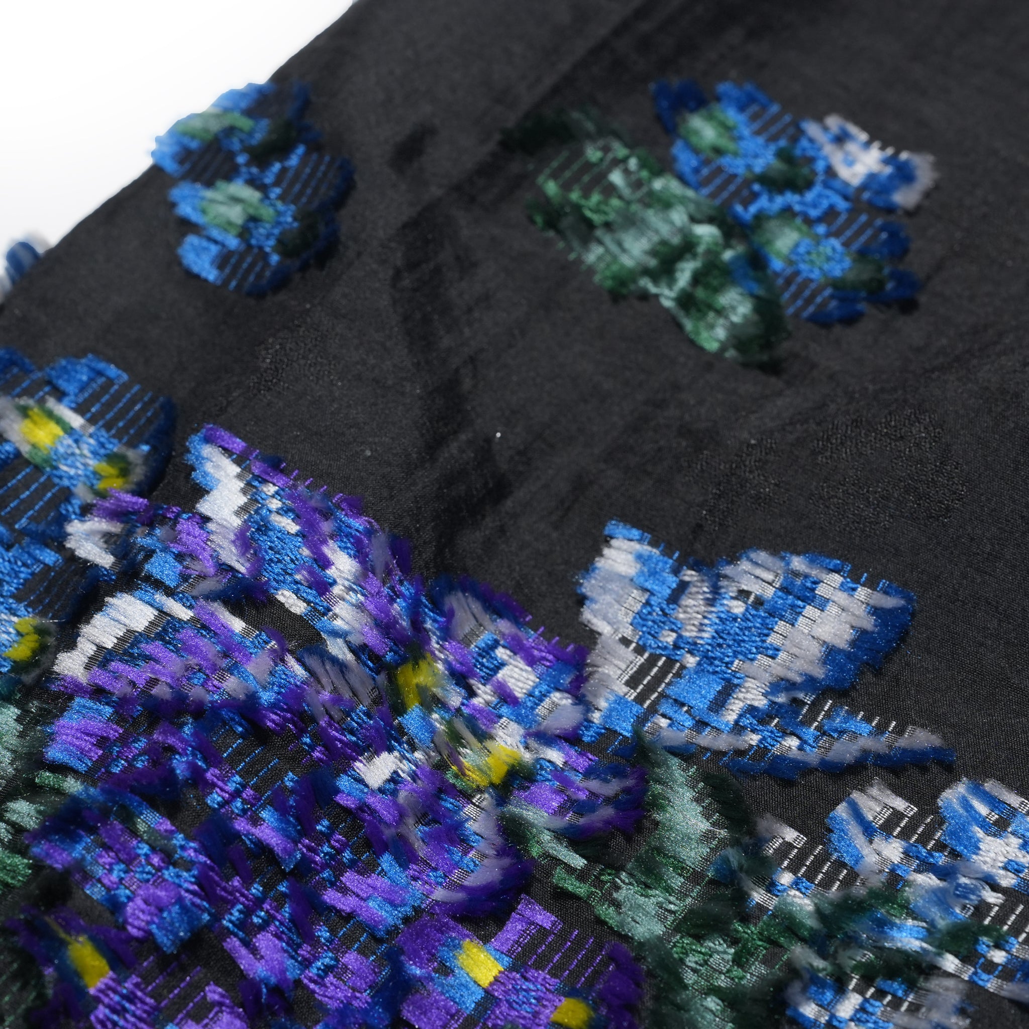 Mosaic Garden Simple Skirt– Black | BEDSIDEDRAMA