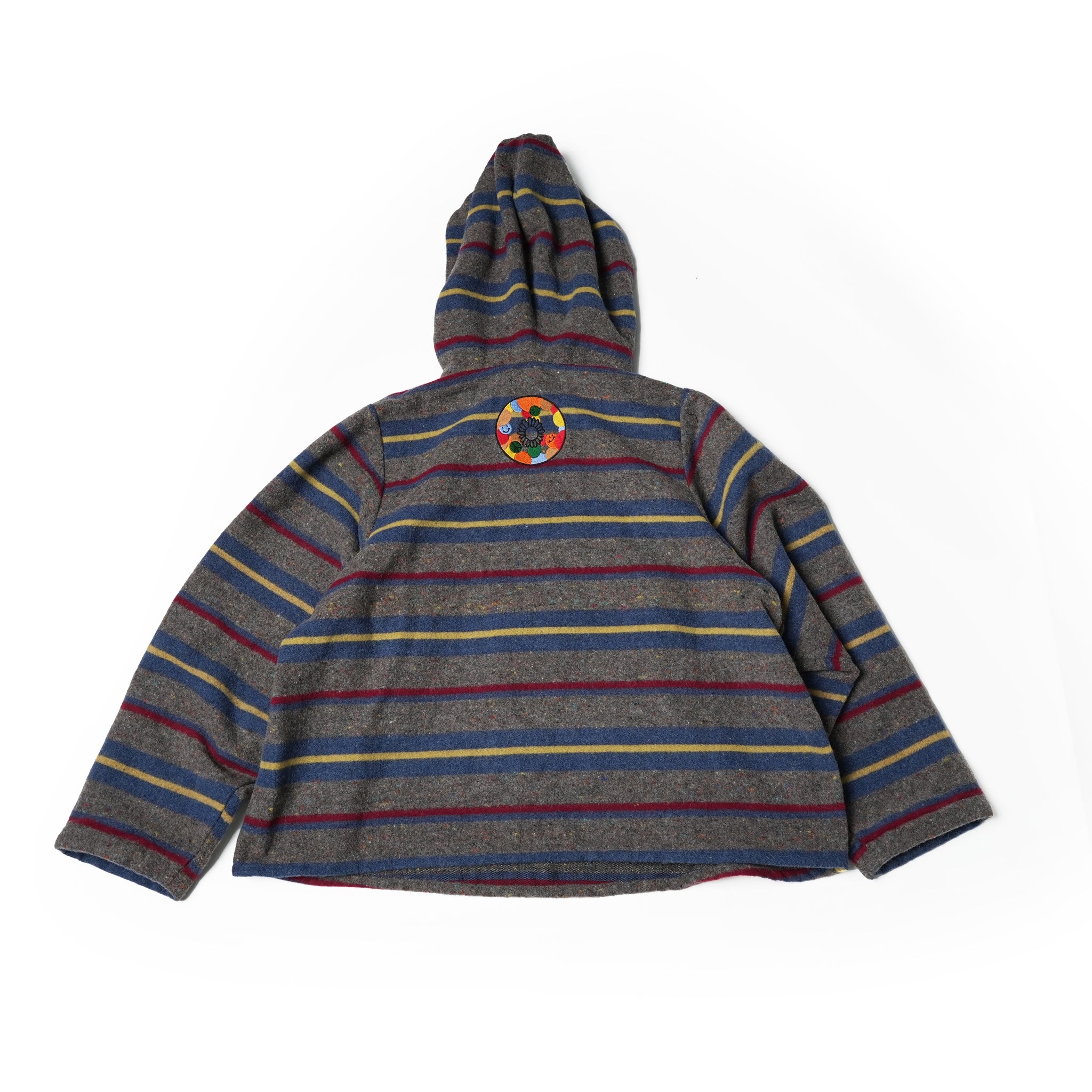 No:OinT-PO01_d | Name:PEACE mexican hoodie | Color:STLIPE【OinT_オーインティー】