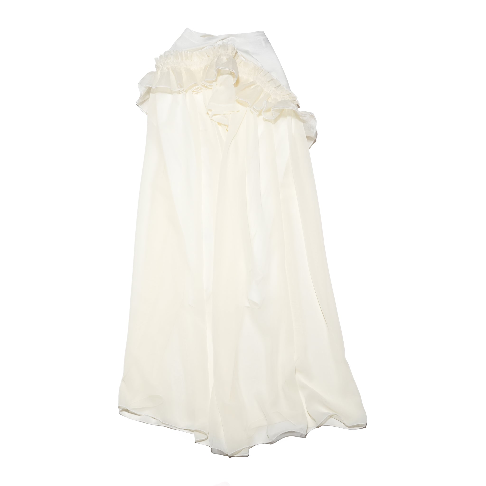Tutu Frill Tee Dress– White | BEDSIDEDRAMA